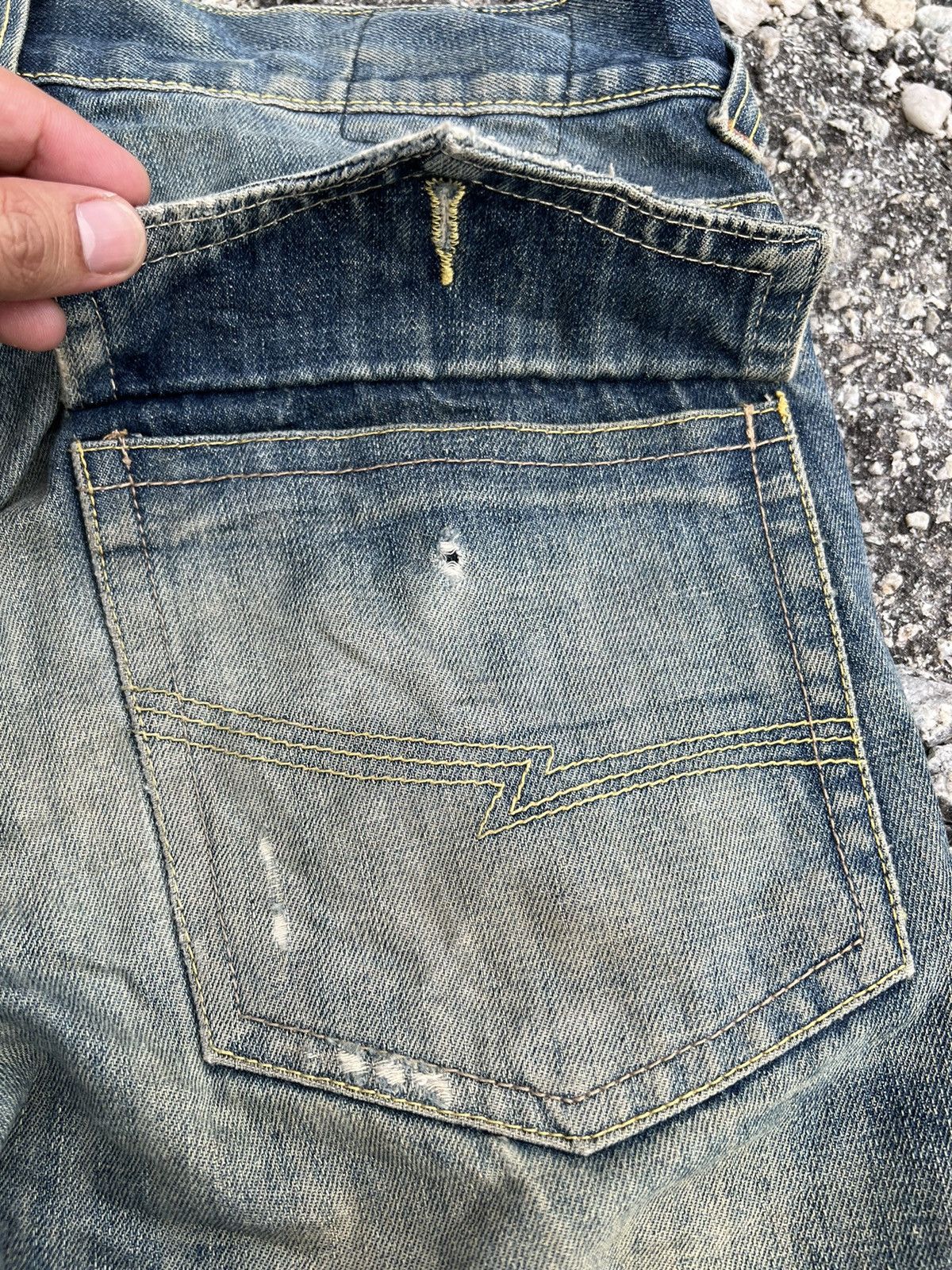 Abercrombie & Fitch VTG ABERCROMBIE & FITCH DISTRESSED JEANS Size US 30 / EU 46 - 14 Thumbnail