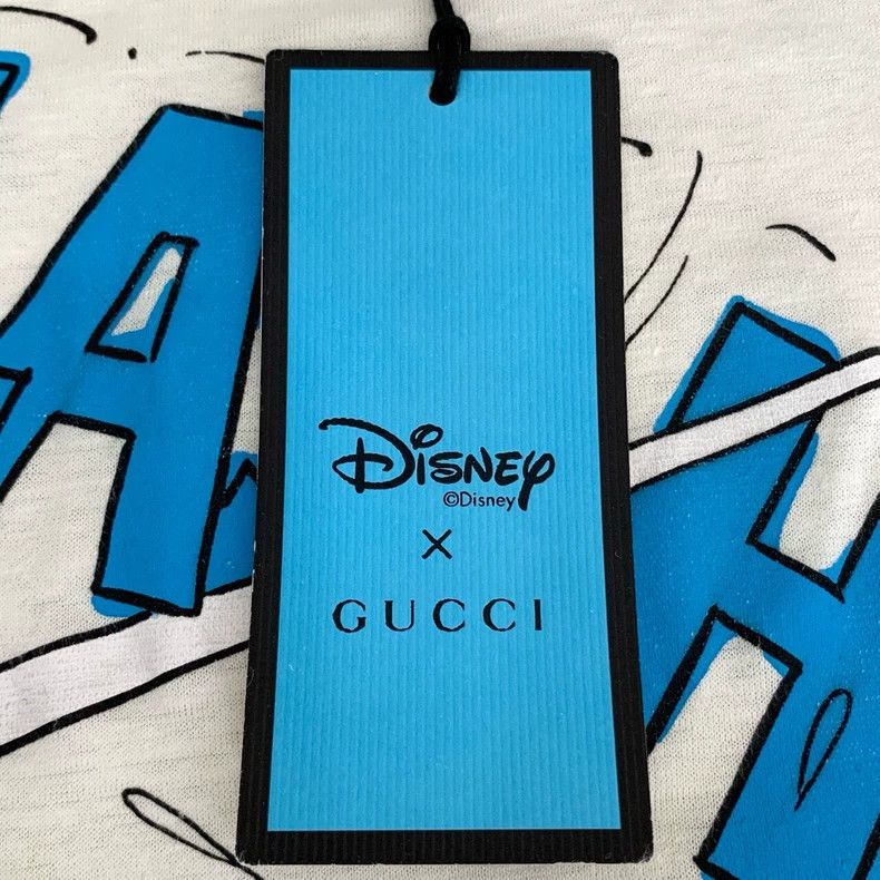 Gucci Gucci Co-branded logo Donald Duck printed round-neck white Size US XS / EU 42 / 0 - 6 Thumbnail