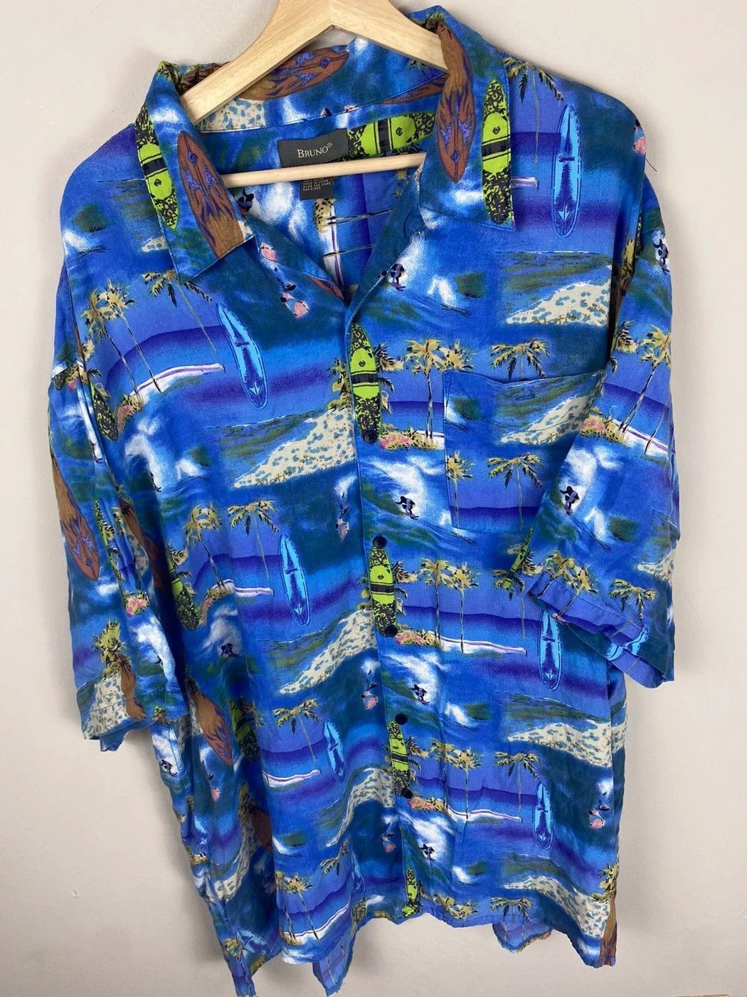Vintage Vintage Surfer Beach Hawaiian Shirt Size US XXL / EU 58 / 5 - 1 Thumbnail