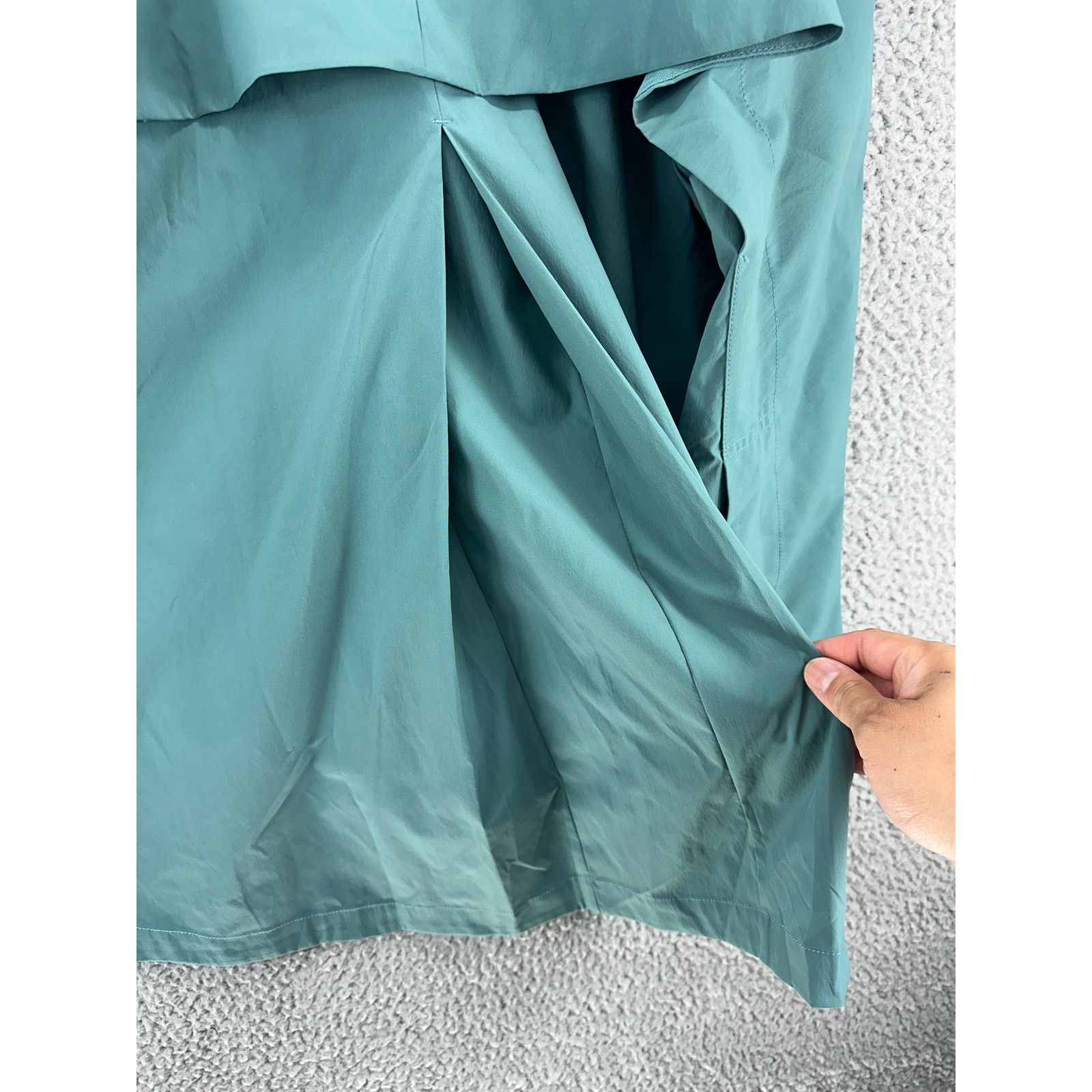 Athleta Athleta Rain Pullover Jacket Womens S Teal Poplin Top Small Size S / US 4 / IT 40 - 8 Thumbnail