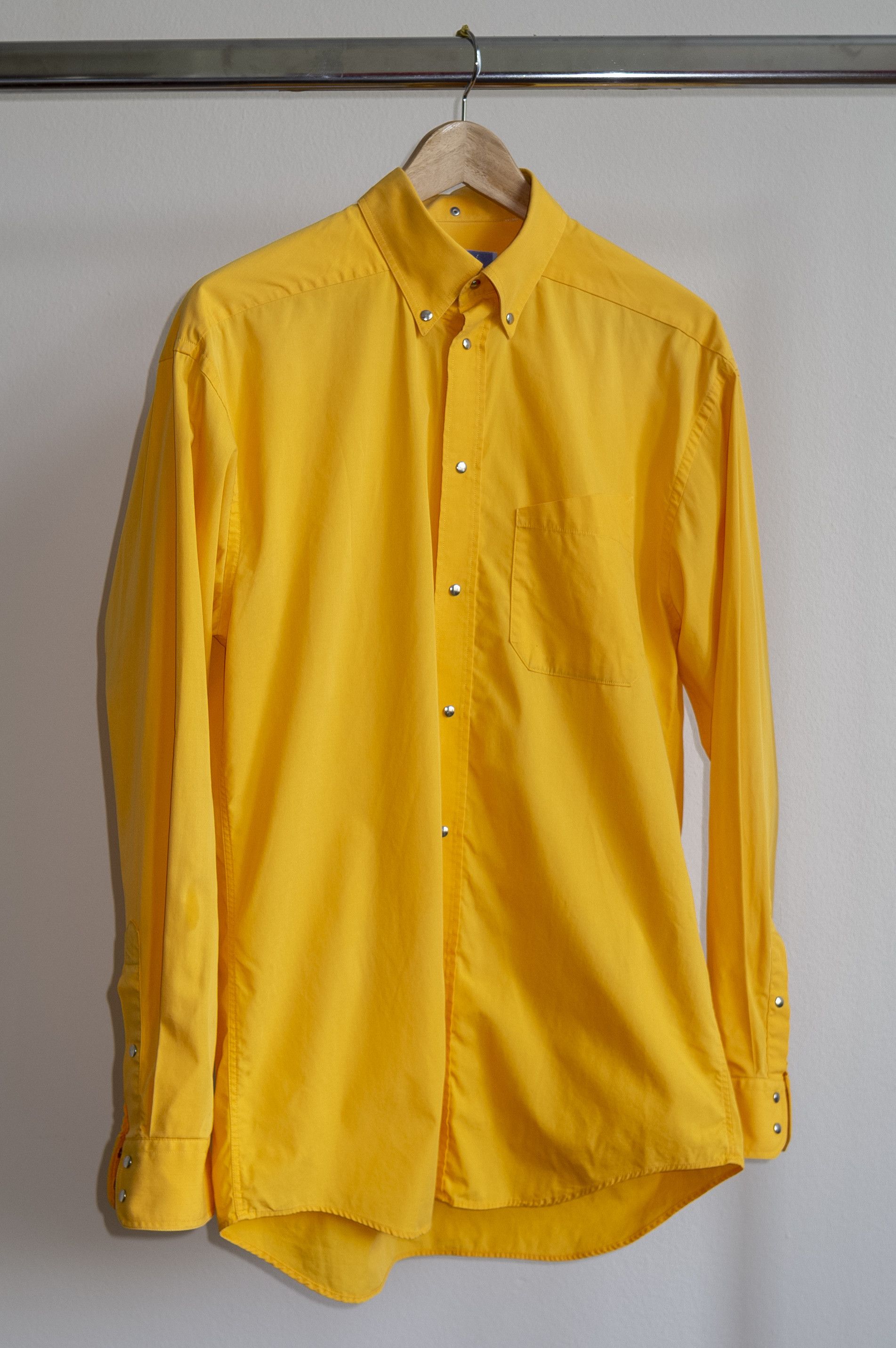 Thierry Mugler Cantaloupe Yellow Snap-up Thierry Mugler Shirt | Grailed