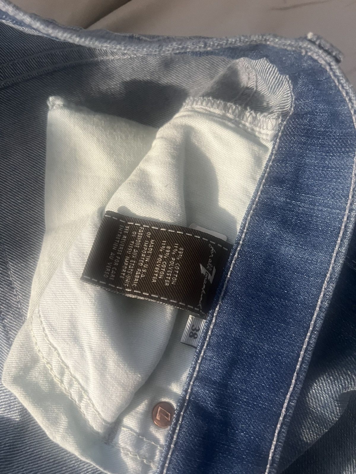 Seven 7 Seven for all Mankind 38x34 light blue denim Size US 38 / EU 54 - 5 Thumbnail
