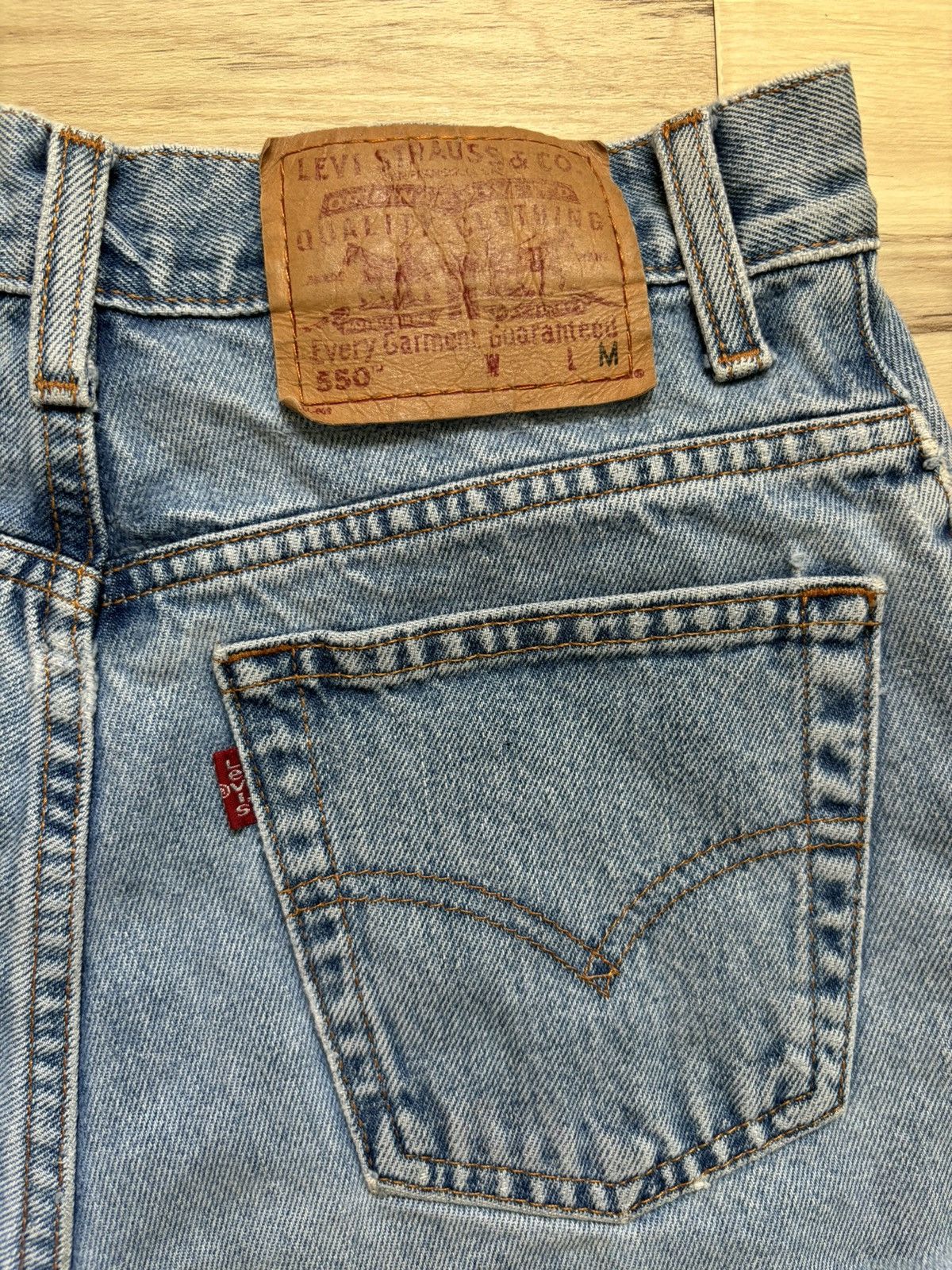 Levi's Levi’s 550 Quilt Patch Shorts Size 26" / US 2 / IT 38 - 4 Thumbnail