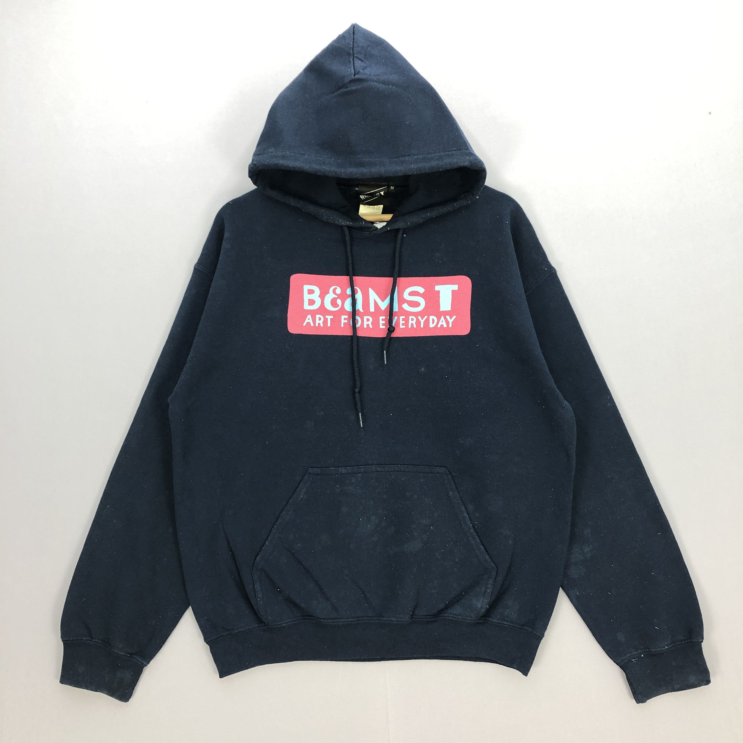 Beams Plus × Vintage Vintage Beams Sweatshirt Hoodie Beams Sweater Hooded Size US M / EU 48-50 / 2 - 2 Thumbnail