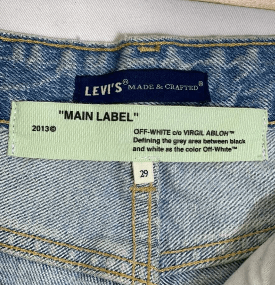 Off-White OFF WHITE Levi's Red Damage Denim Size US 29 - 8 Thumbnail