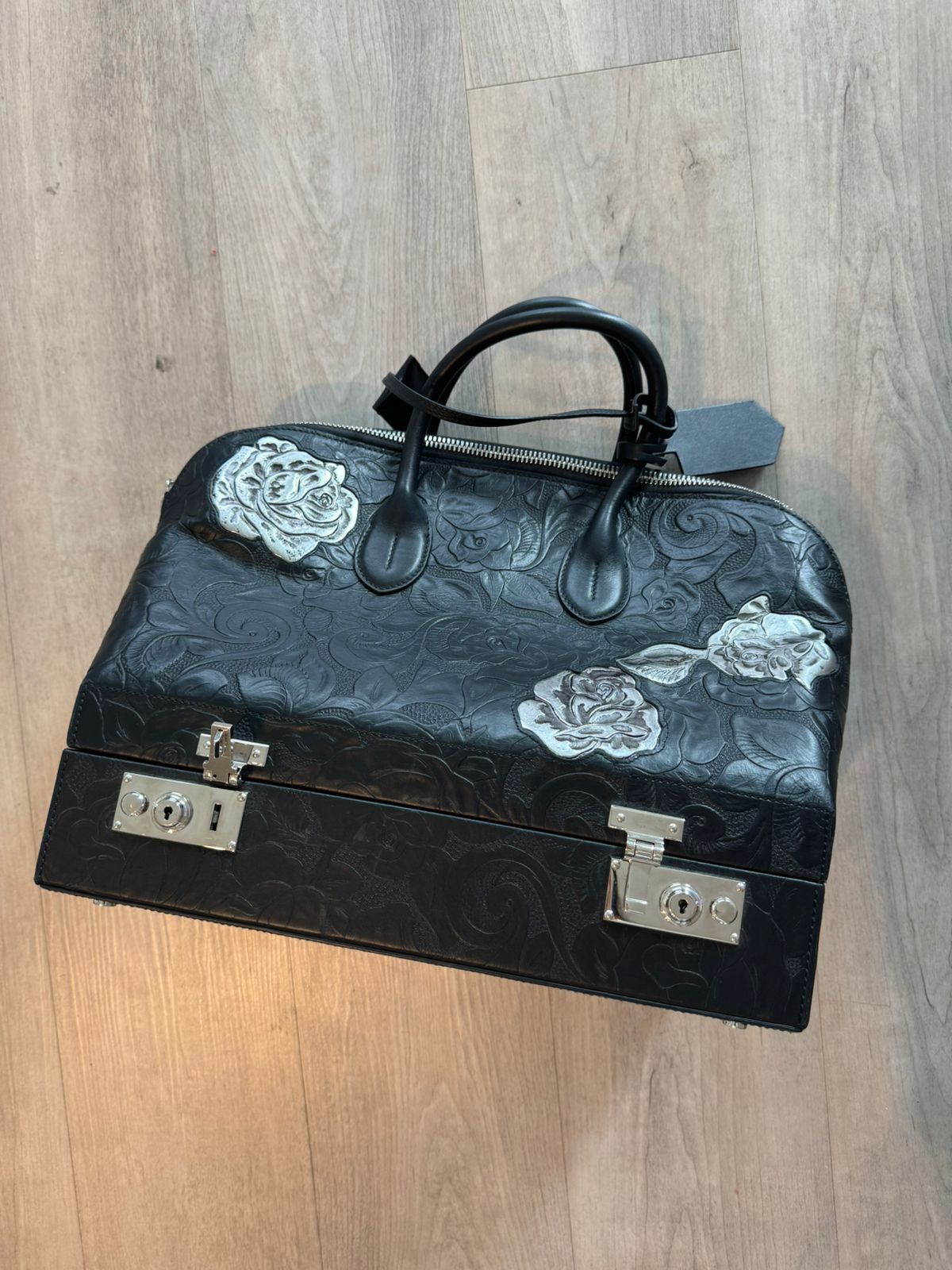 Calvin Klein 205W39NYC Rose Embossed Bugatti Bag