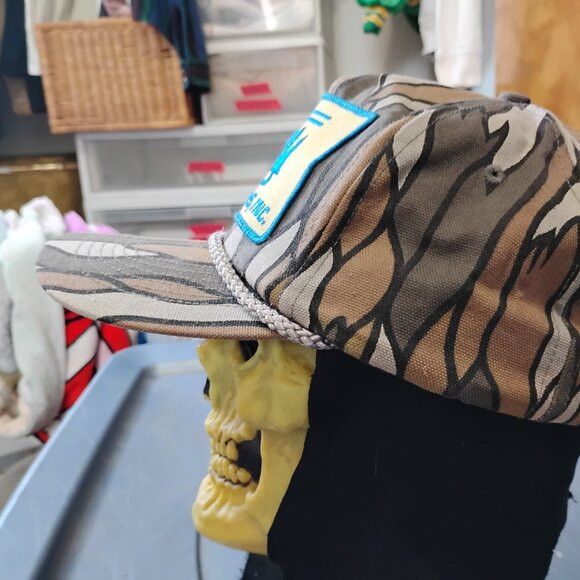 Other Vintage Wood Traders Inc. Patch Camouflage Snap Trucker Hat Size ONE SIZE - 2 Thumbnail