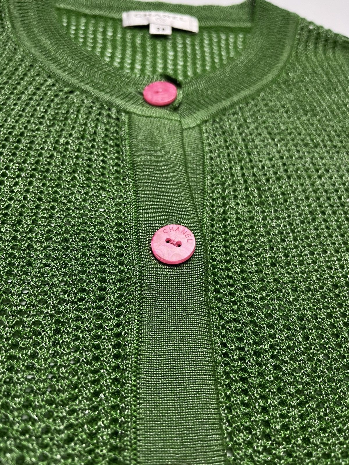 Chanel Chanel - Karl Lagerfeld era Open Knit Mesh Cardigan Size XS / US 0-2 / IT 36-38 - 5 Thumbnail
