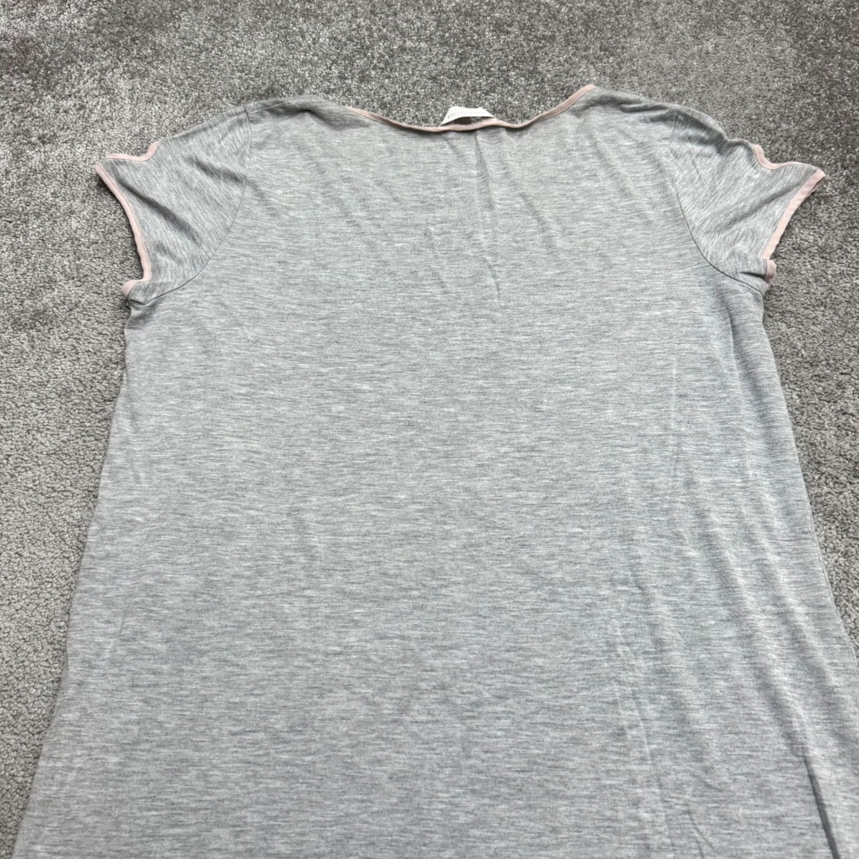 Charter Club Charter Club Dress Womens XL Gray Pink Lace Trim Nightgown Sleepwear Size XL / US 12-14 / IT 48-50 - 3 Thumbnail