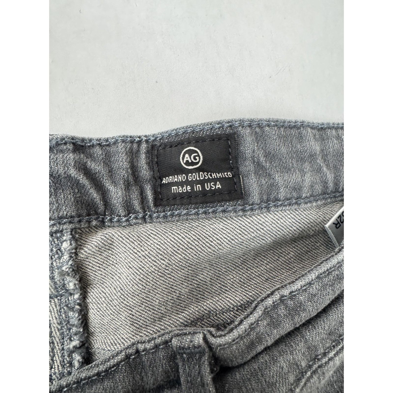 AG Adriano Goldschmied AG Adriano Goldschmied The Stevie Ankle Jeans Gray 32R Size 32" / US 10 / IT 46 - 8 Thumbnail