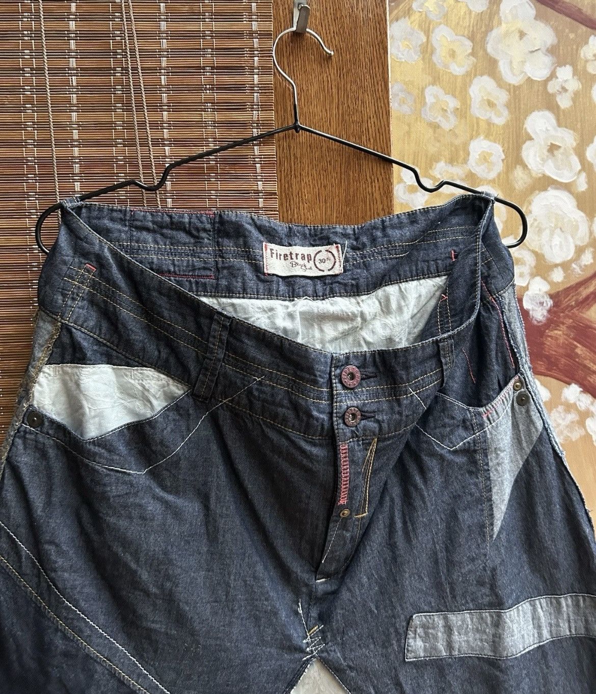 Firetrap Y2K Firetrap Denim Utility Panelled Multi-Zip Skirt Size 30" / US 8 / IT 44 - 4 Thumbnail