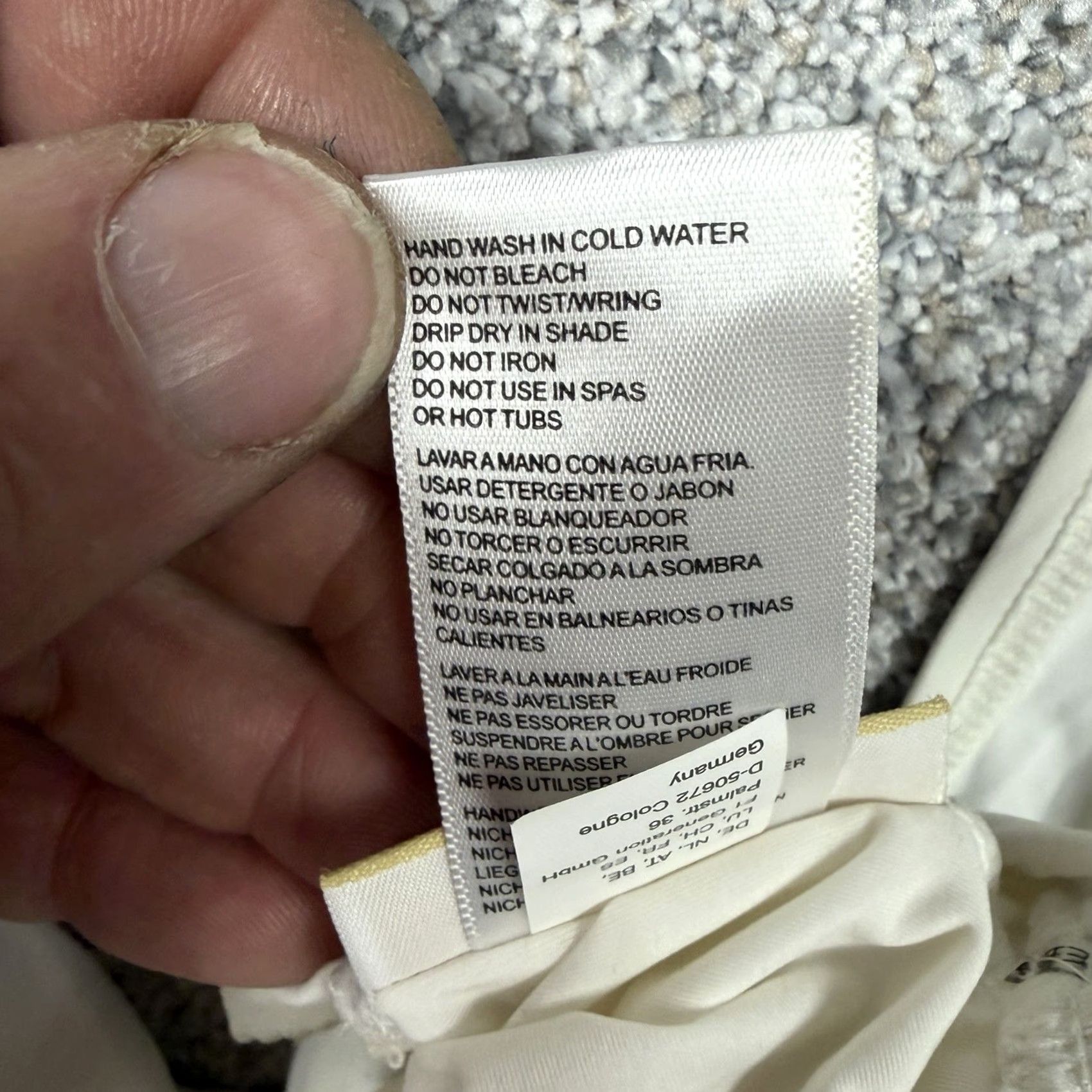 Michael Kors Michael Kors One Piece Swimsuit Size 8 White One Shoulder Designer Convertible Lined Stretch Women Mens Girls Size ONE SIZE - 7 Thumbnail