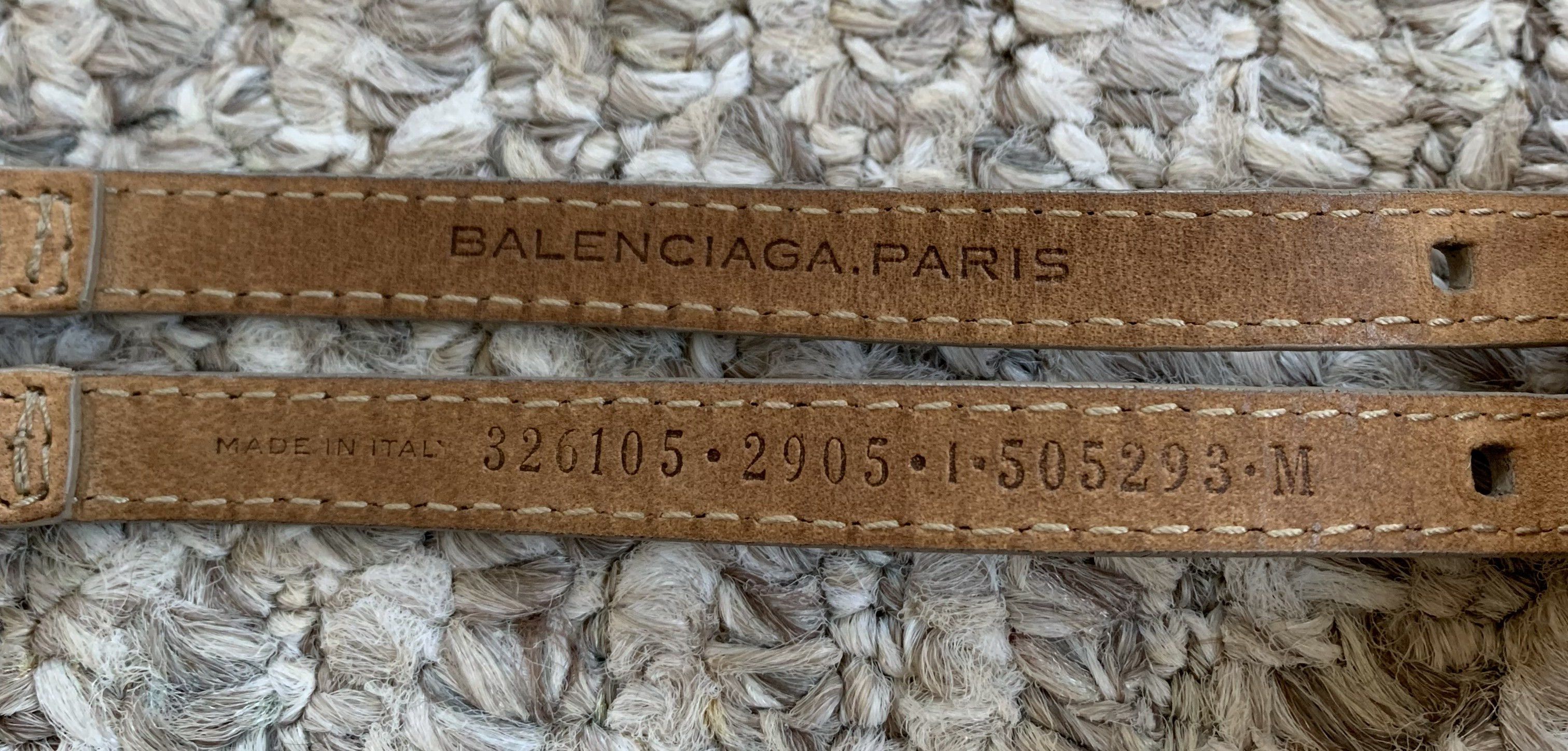 Balenciaga Balenciaga B-Logo Leather Bracelet Size ONE SIZE - 7 Thumbnail