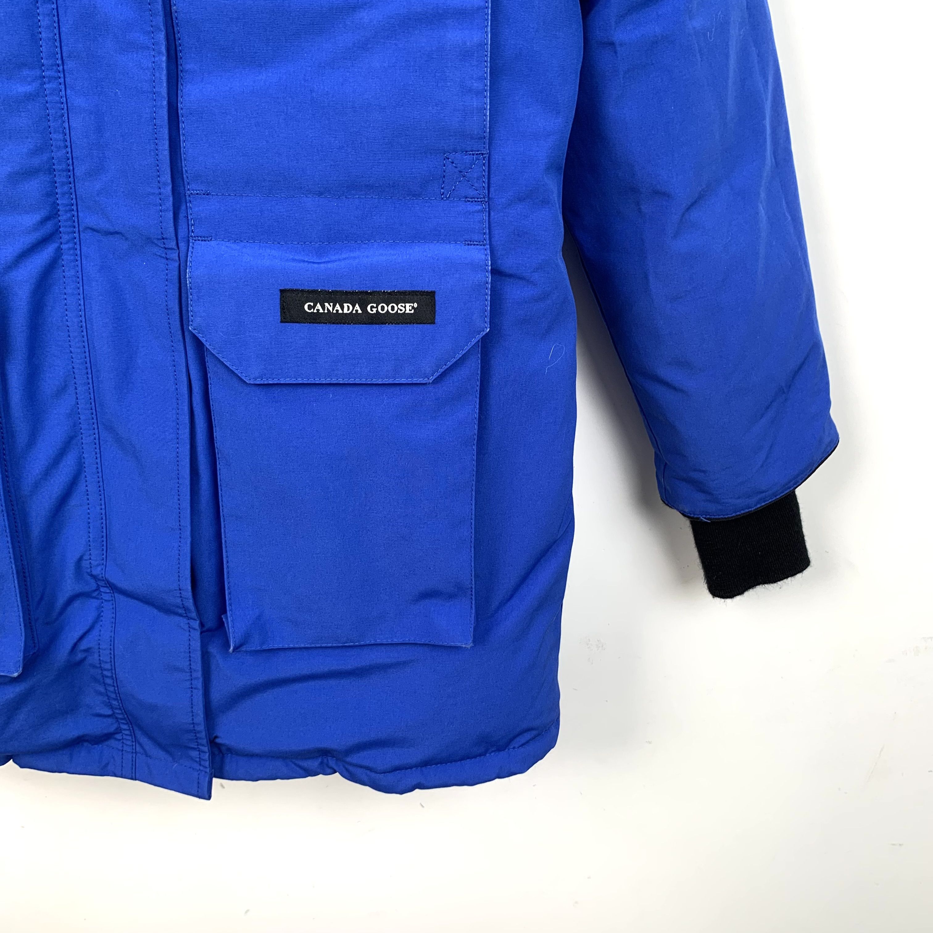 Canada Goose Canada Goose Expedition Fur Hooded Down Jacket Blue (S) Size US S / EU 44-46 / 1 - 4 Thumbnail