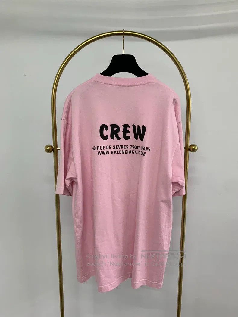 Balenciaga Balenciaga Pink letter short-sleeve T-shirt Size US S / EU 44-46 / 1 - 2 Thumbnail