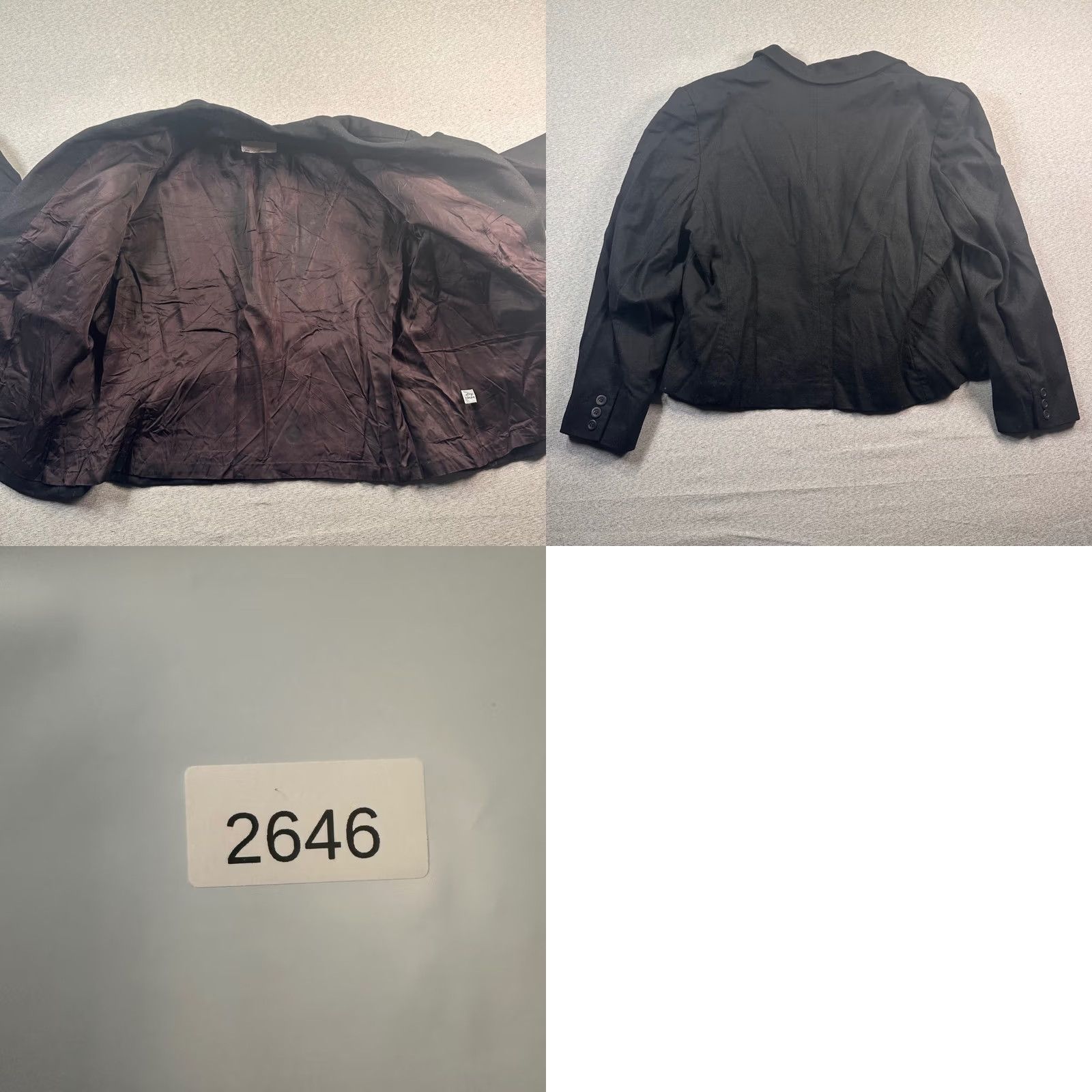 Pendleton VTG Pendleton Blazer Wool Black Womens L Blazer Button Jacket Tweed Solid Pockets Long Sleeve Fall Winter Workwear Size L / US 10 / IT 46 - 8 Thumbnail
