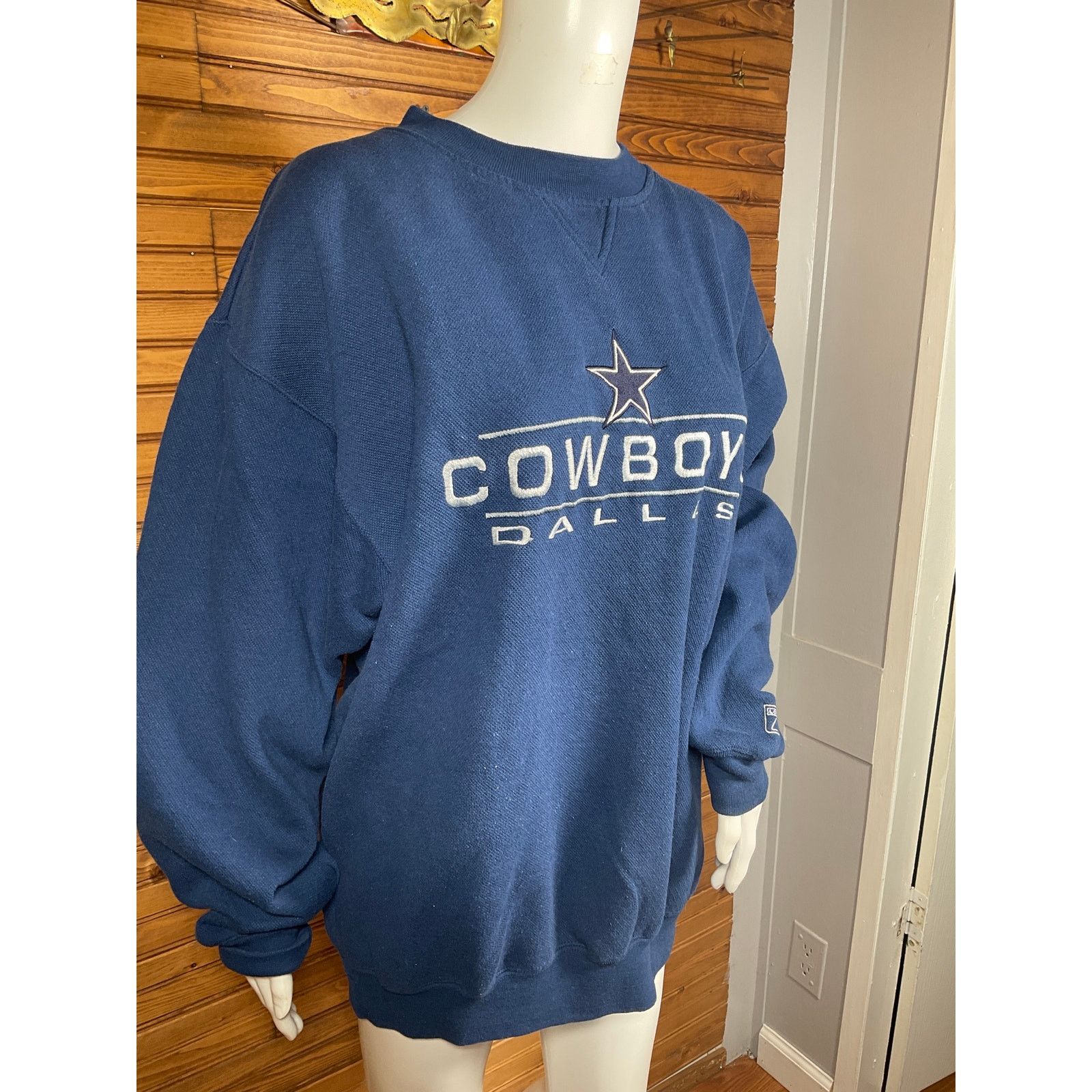Logo 7 Vintage 90s Logo 7 Game Day Dallas Cowboys Crew Sweatshirt Size US XL / EU 56 / 4 - 6 Thumbnail