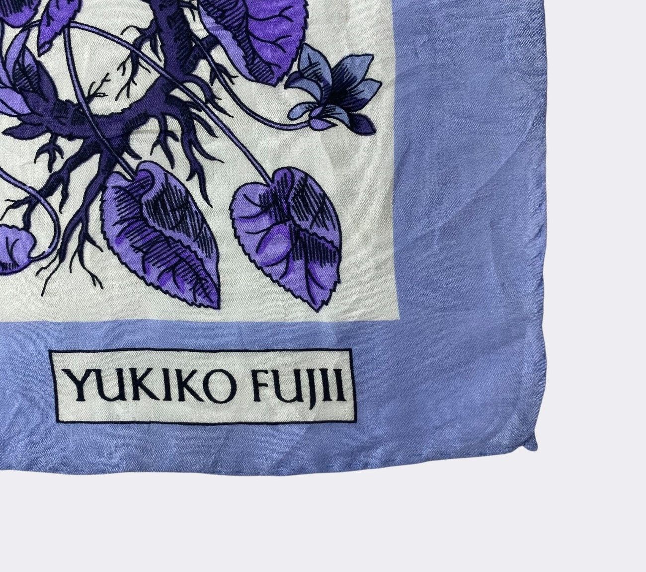 Other Vintage Yukiko Fujii Silk Handkerchief Bandana H227R Size ONE SIZE - 3 Thumbnail