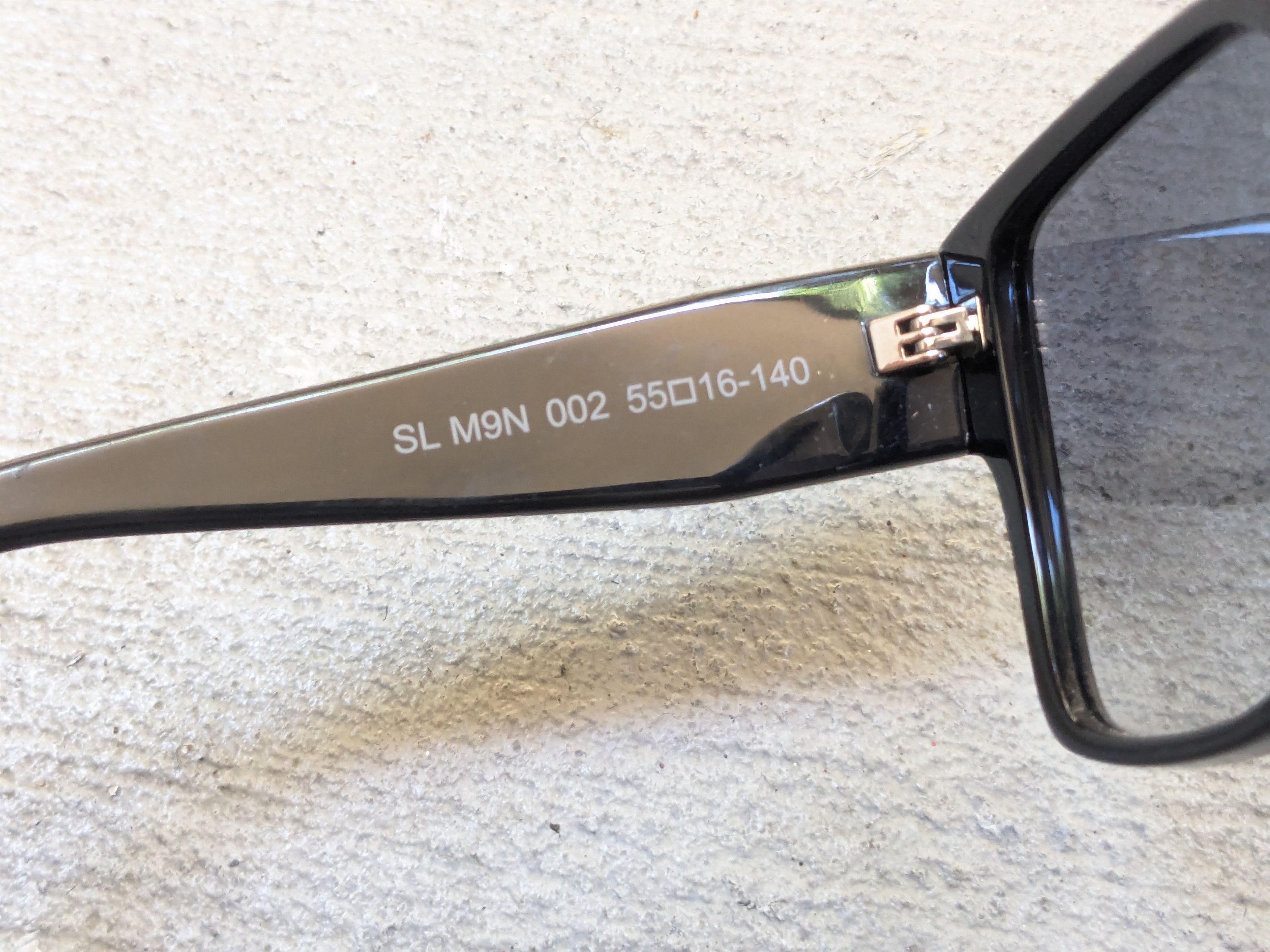 Saint Laurent Paris SAINT LAURENT Sunglasses SL M9N Black Square Blue Size ONE SIZE - 10 Thumbnail