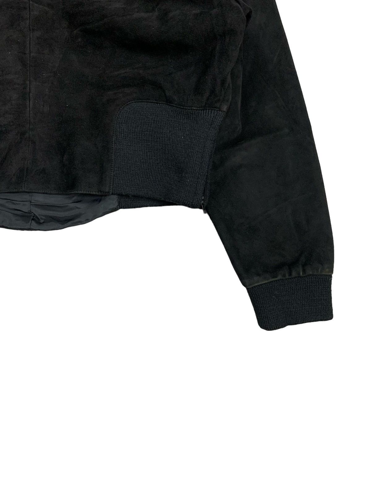 Issey Miyake “SAMPLE” 1980s Tete Homme - Suede Leather Top Size US S / EU 44-46 / 1 - 8 Thumbnail