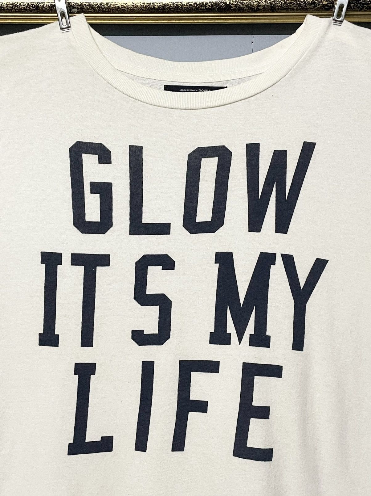 Japanese Brand Vintage Japan Designer Urban Research ‘Glow Its My Life’ Tee Size US M / EU 48-50 / 2 - 3 Thumbnail