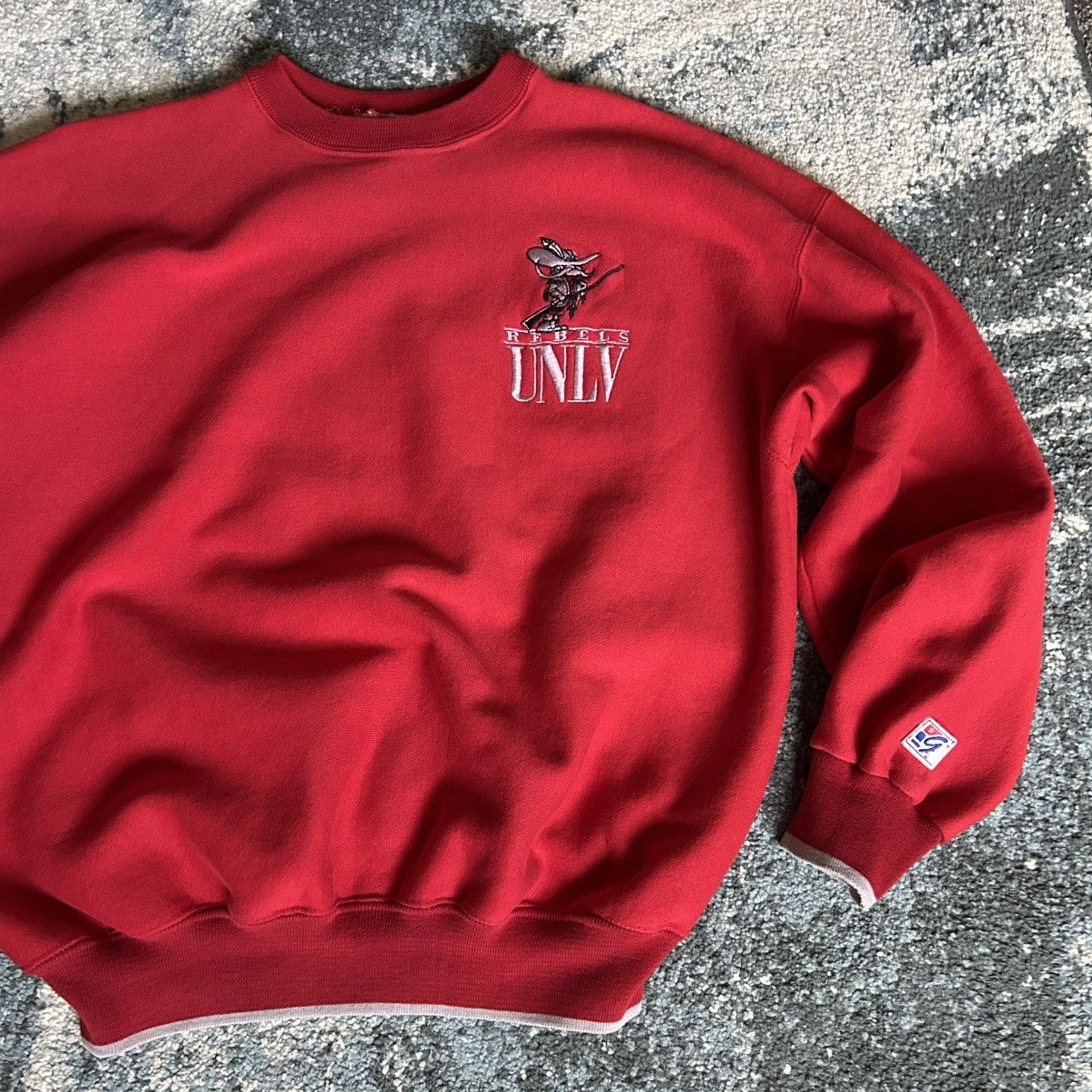 The Game ViNTAGE UNLV REBELS BOXY DROP SHOULDER FLEECE CREWNECK USA Size US XL / EU 56 / 4 - 5 Thumbnail