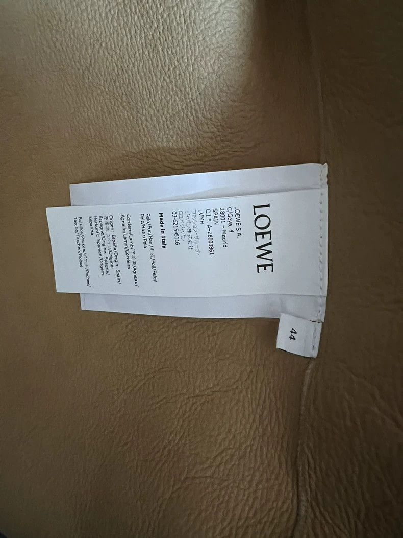 Loewe Loewe Shearling and Leather Jacket Size US M / EU 48-50 / 2 - 6 Thumbnail