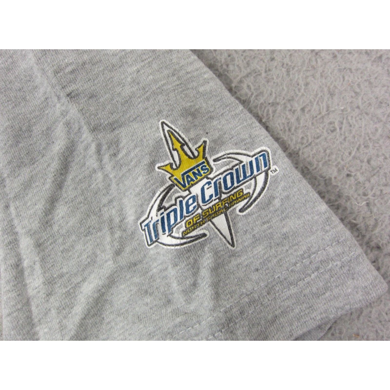Rip Curl VINTAGE Rip Curl Shirt Womens S Gray Pipeline Masters Vans Surfing Y2K Womens Shirt Gray Rip Curl VINTAGE Size S / US 4 / IT 40 - 6 Thumbnail