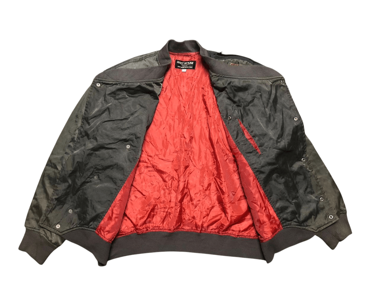 Issey Miyake 80s Issey Skyline By Issey Miyake Studio Bomber Jacket Size US M / EU 48-50 / 2 - 4 Thumbnail