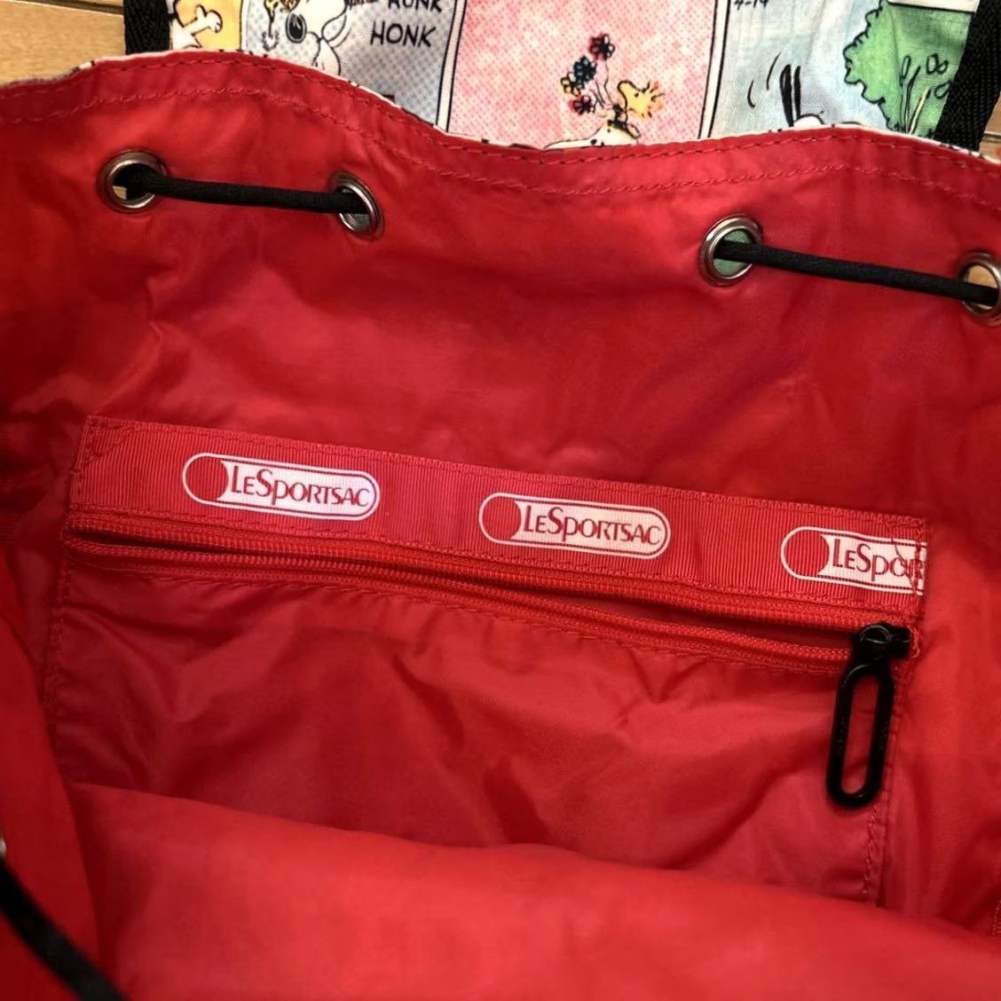 LeSportsac LeSportsac Snoopy Mini Backpack LeSportsac×PEANUTS Snoopy mini backpack from japan, Multicolor, Polyester, Backpack, Women, Mini, Unassembled? Size ONE SIZE - 4 Thumbnail