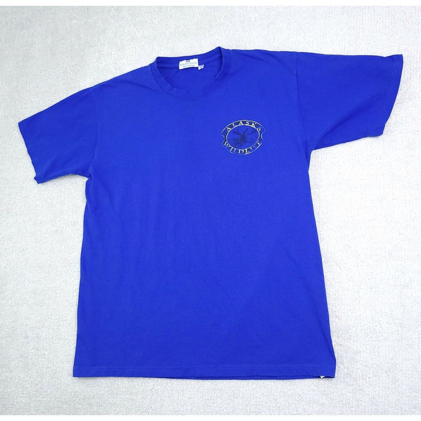Vintage VINTAGE Princess Cruises T-shirt Alaska Wildlife Adult XL Blue Short Sleeve Size US XL / EU 56 / 4 - 2 Thumbnail