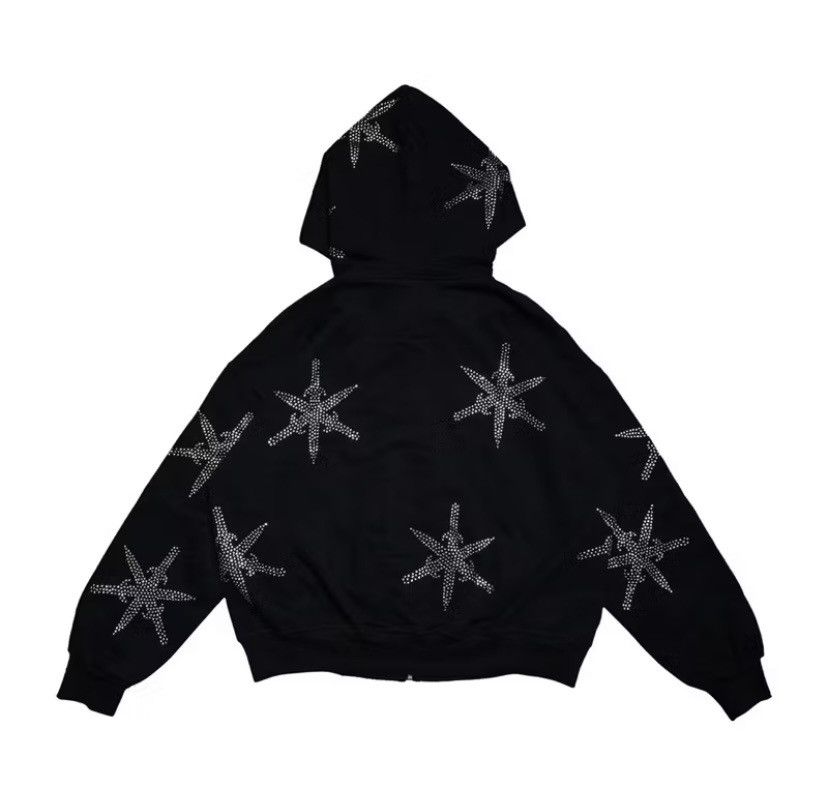 Other Sword rhinestone zip hoodie boxy streetwear Size US M / EU 48-50 / 2 - 2 Thumbnail