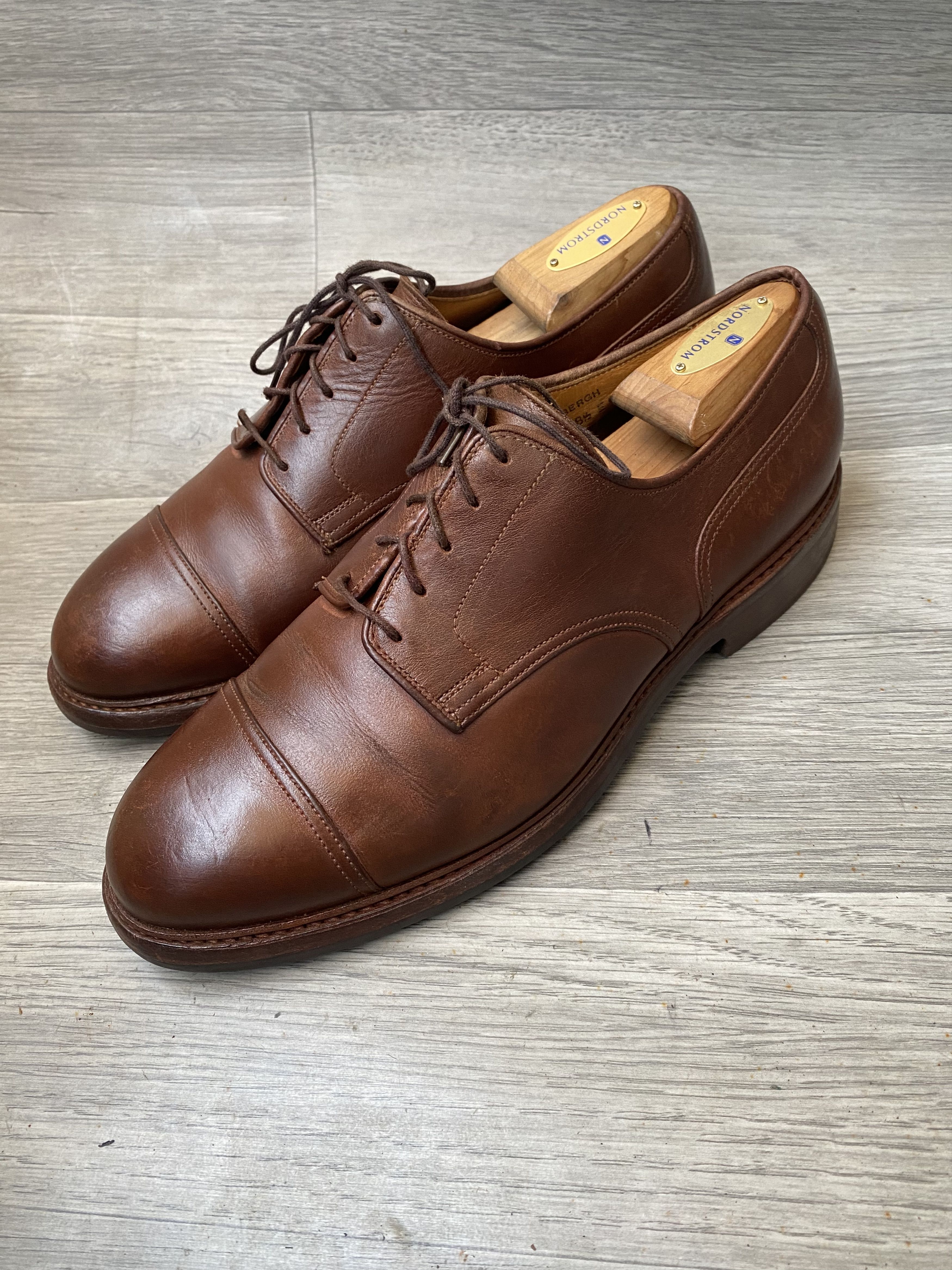 Crockett & Jones Crockett and jones cap toe leather oxford sz uk 8.5 Size US 9.5 / EU 42-43 - 1 Thumbnail