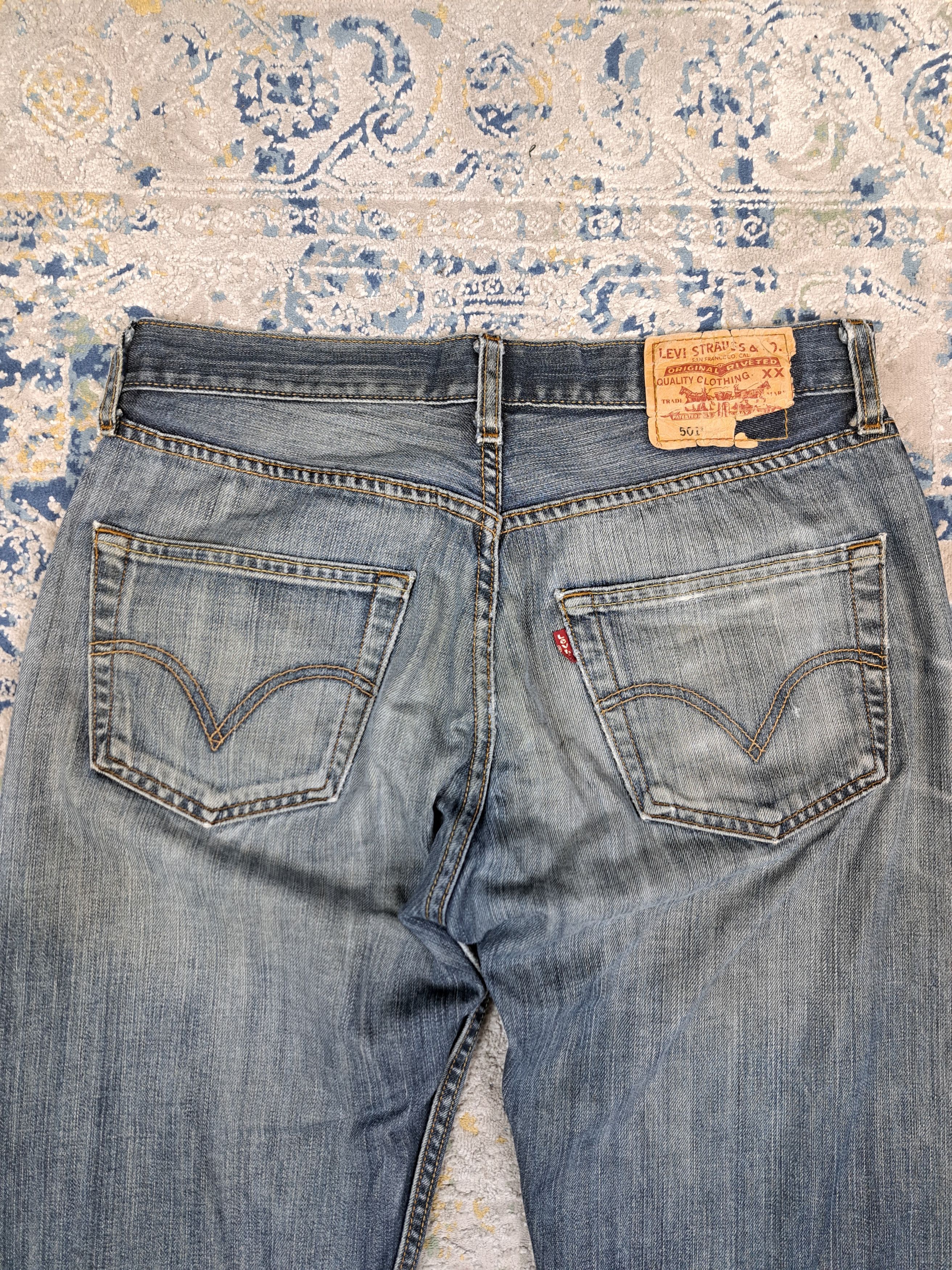 Levi's Vintage y2k Levis 501 Washed Avant Garde Denim Archive Size US 32 / EU 48 - 5 Thumbnail