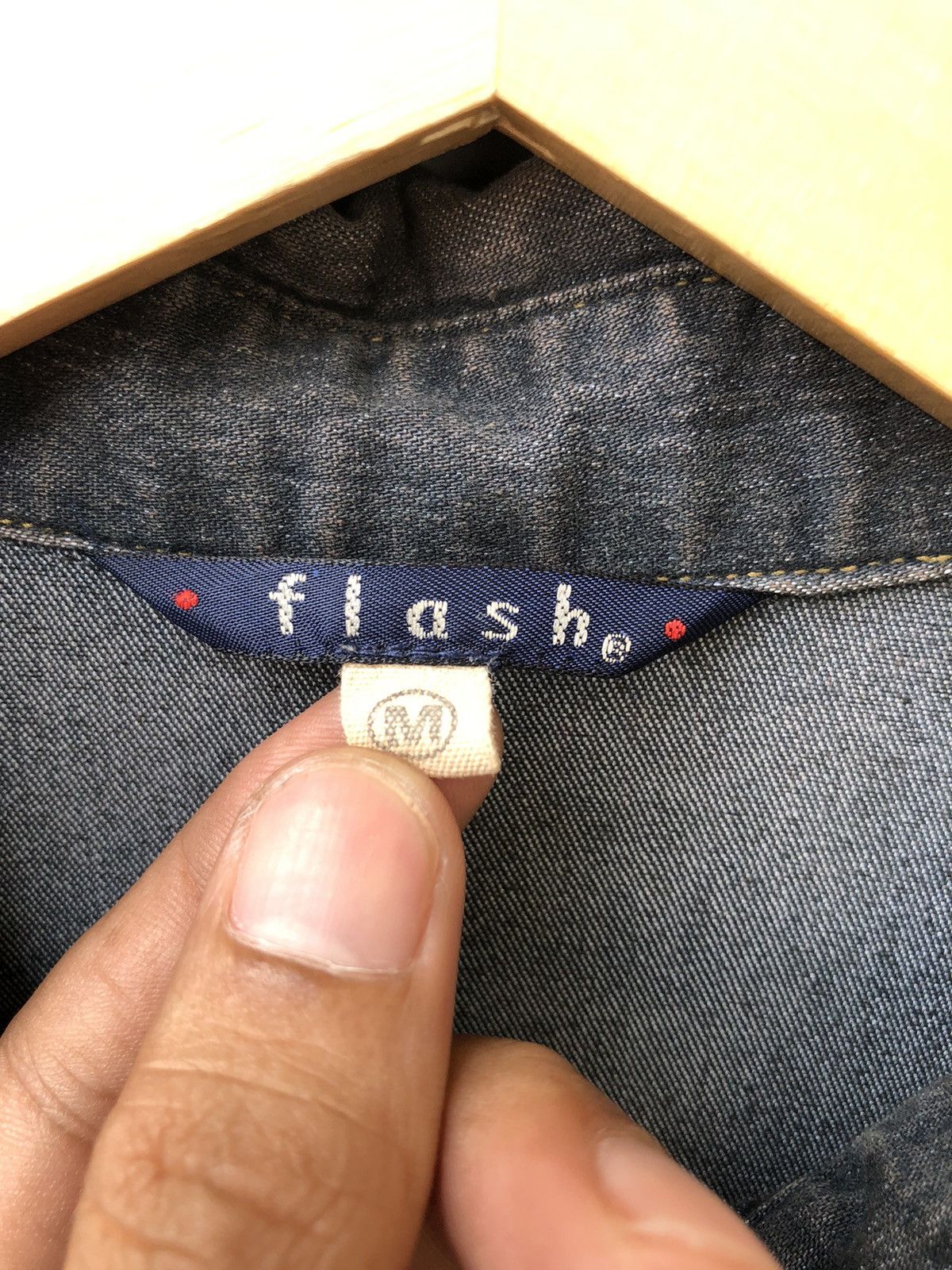 Vintage Flash Stretch Button Faded Distressed Japanese Babes Style Size M / US 6-8 / IT 42-44 - 8 Thumbnail