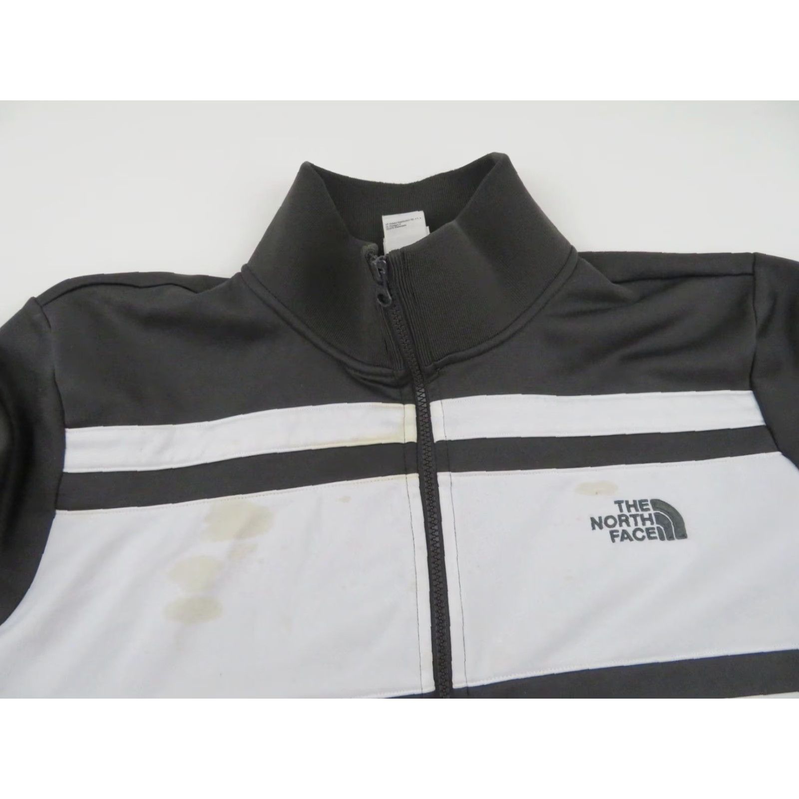 The North Face The North Face Track Jacket Mens XL Full Zip Gray Windbreaker Striped Logo 90s College USA Sports Shirt Size US XL / EU 56 / 4 - 3 Thumbnail