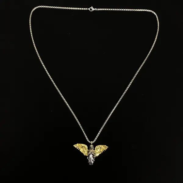 Jewelry Ishiyama x Kase Angel Necklace Y2K Gothic Punk Chain Size ONE SIZE - 3 Thumbnail