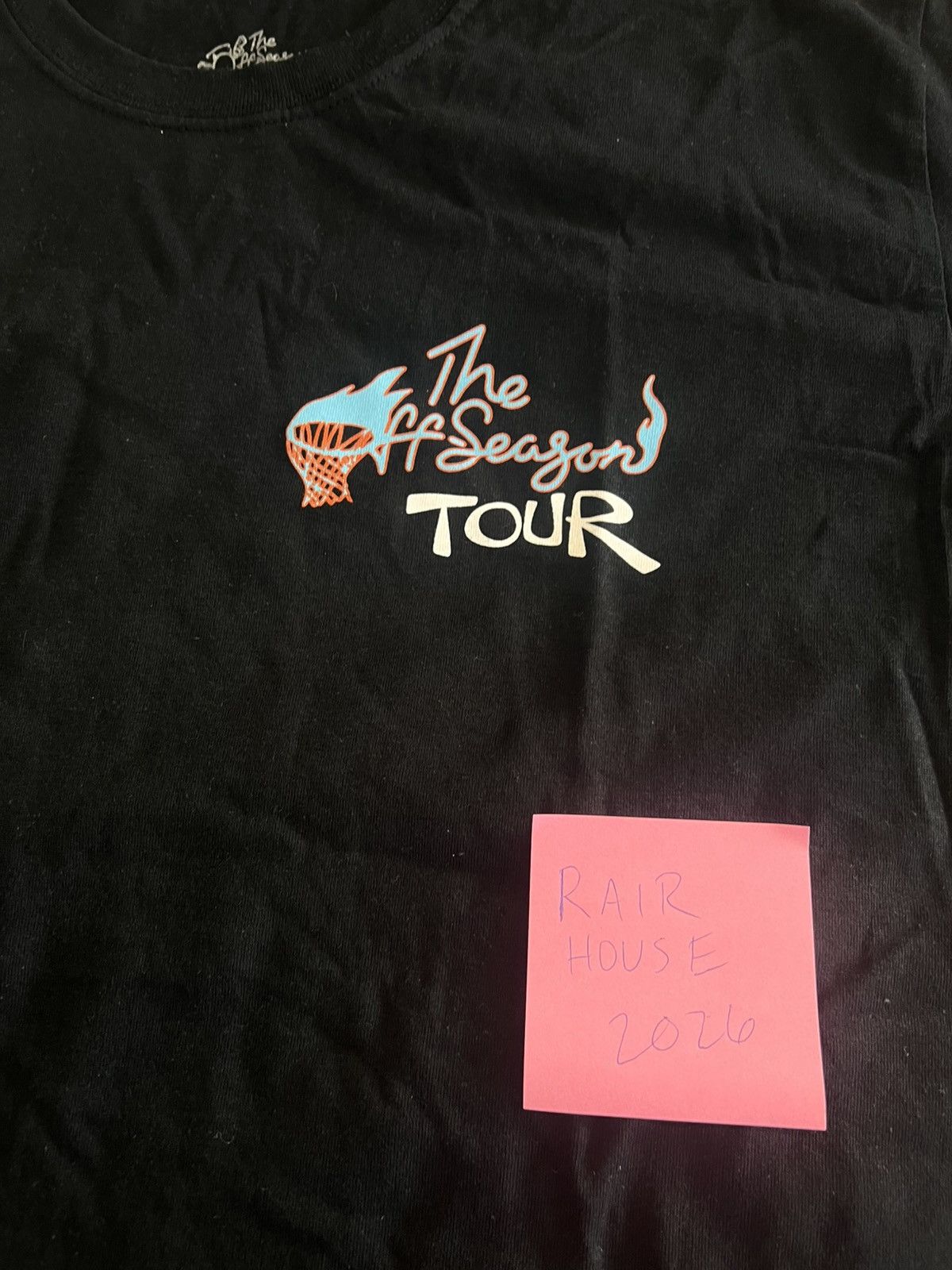 J. Cole RARE! J. Cole x 21 Savage The Off-Season Tour Tee 2021 Size US L / EU 52-54 / 3 - 4 Thumbnail