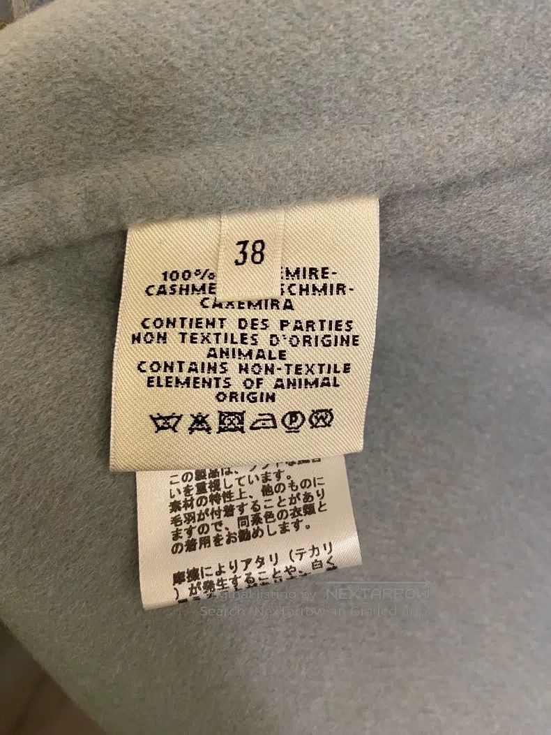 Hermes Hermes Classic Coat, Mist Blue Mid-Length Size XS / US 0-2 / IT 36-38 - 5 Thumbnail