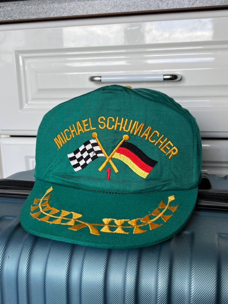 Formula 1 × Vintage Ultra rare 1991 Michael Schumacher Germany Vintage Cap Hat Size ONE SIZE - 2 Thumbnail