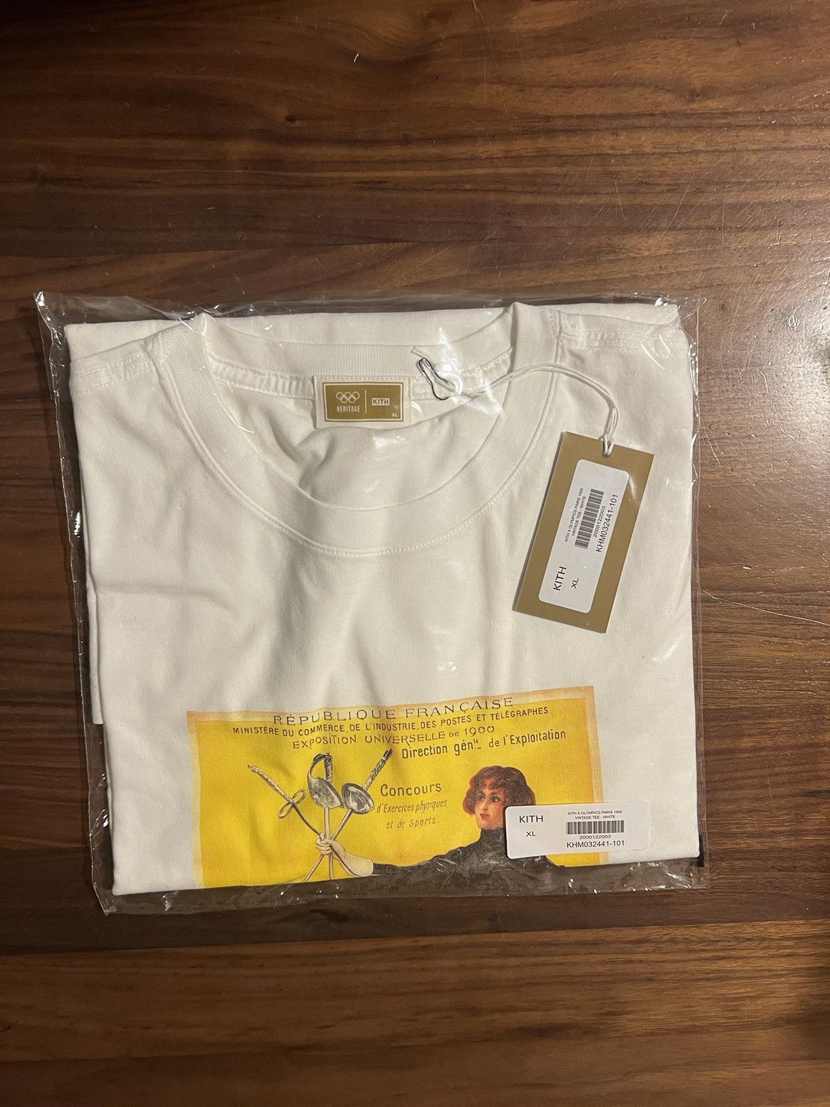 Kith Kith for Olympics Heritage Paris 1900 Vintage Tee Size XL Size US XL / EU 56 / 4 - 5 Thumbnail