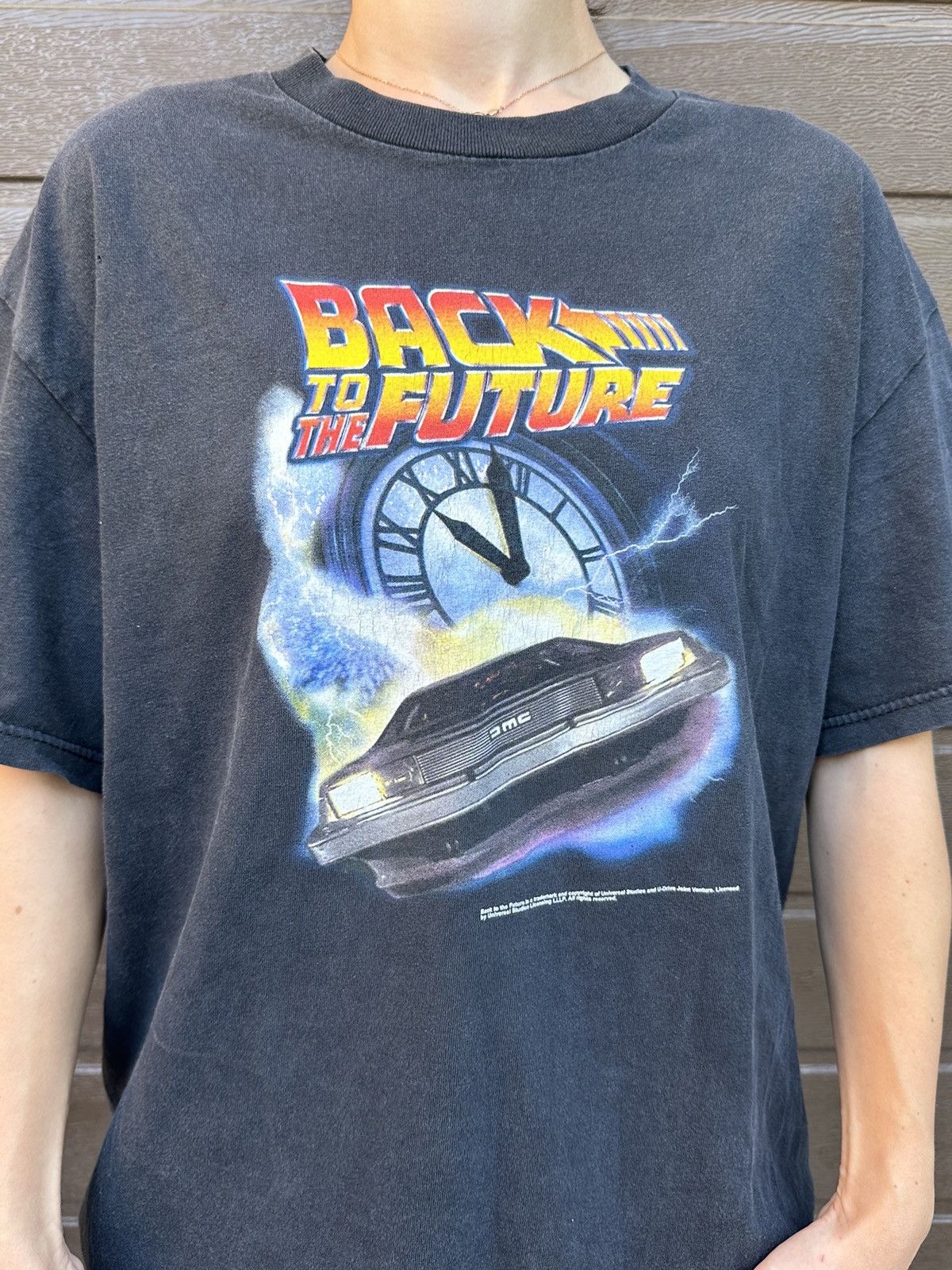 Vintage Vintage promo Back to the Future washed t shirt tee 00s Size US L / EU 52-54 / 3 - 3 Thumbnail
