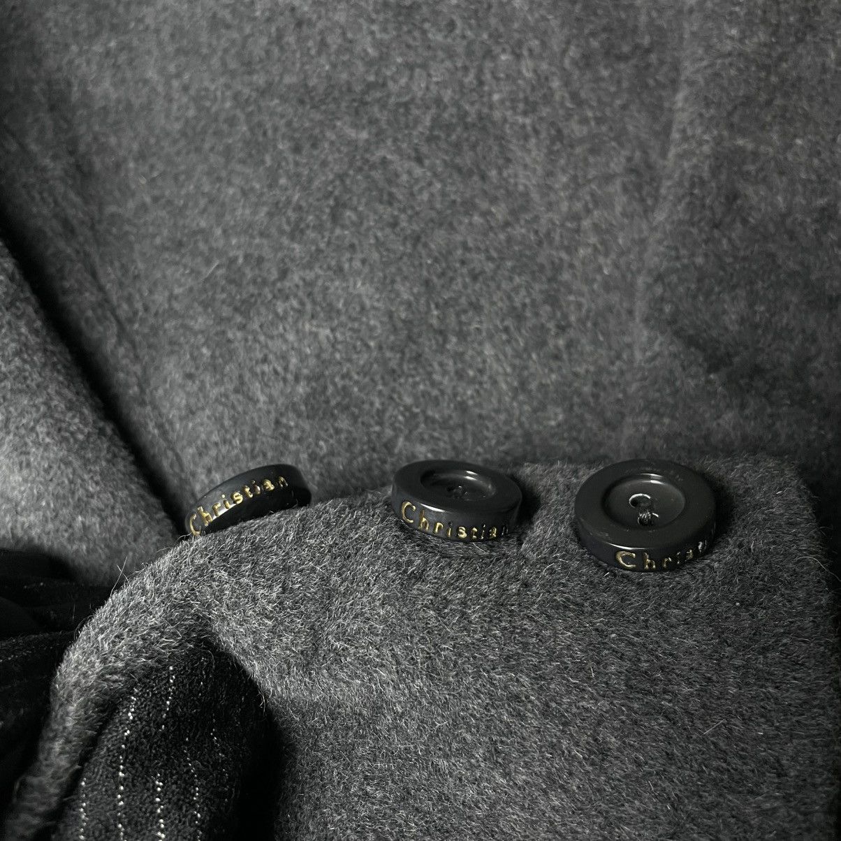 Christian Dior Monsieur VINTAGE CHRISTIAN DIOR WOOL HEAVY COAT JACKET Size M / US 6-8 / IT 42-44 - 8 Thumbnail