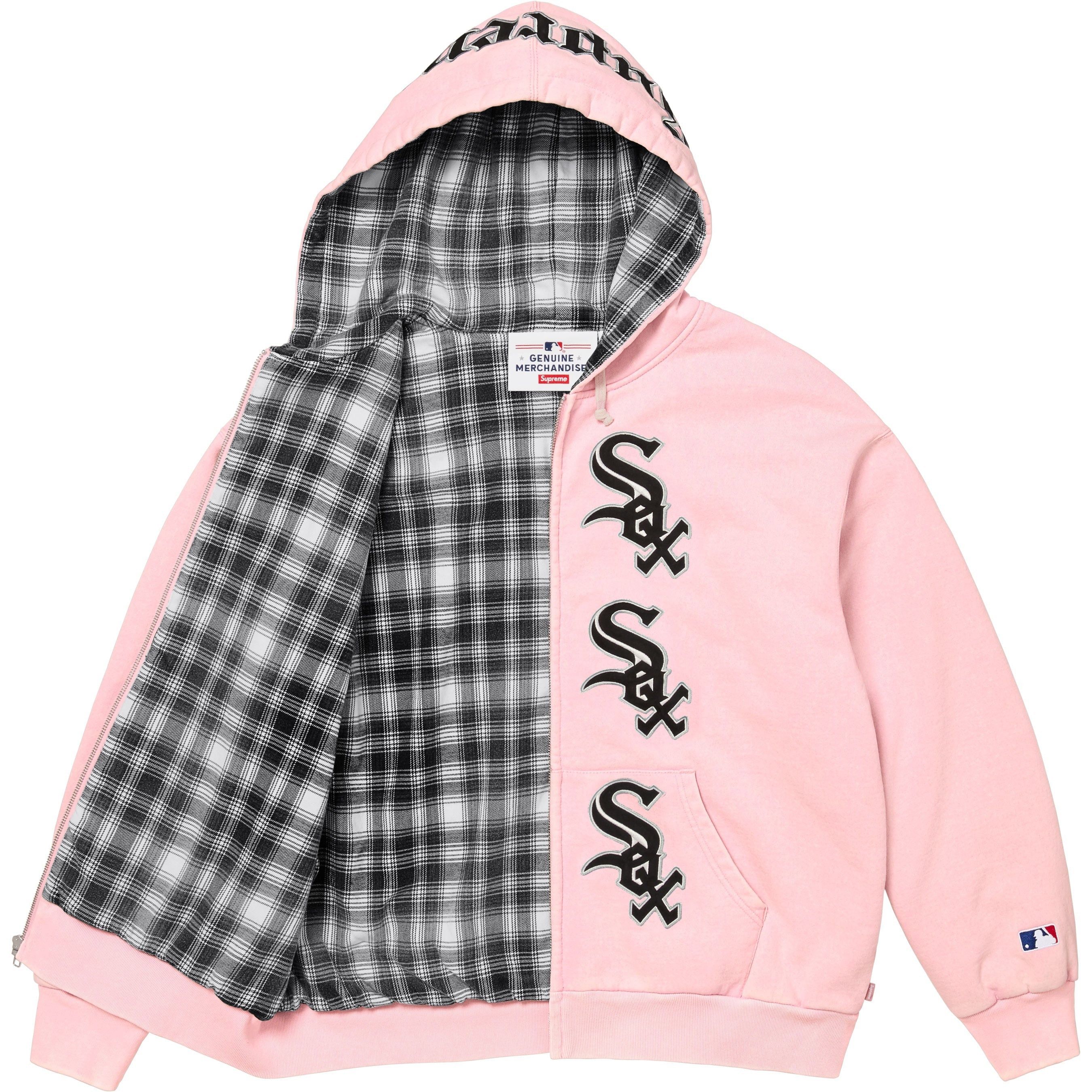 MLB × Supreme Supreme Chicago White Sox Zip Up Hooded Sweatshirt Size US L / EU 52-54 / 3 - 2 Thumbnail