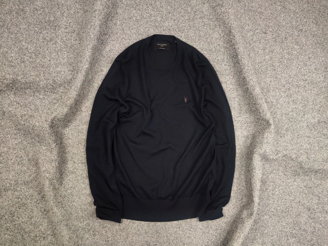 Allsaints Allsaints mode merino crew Light Navy Blue Sweater Size US M / EU 48-50 / 2 - 1 Thumbnail