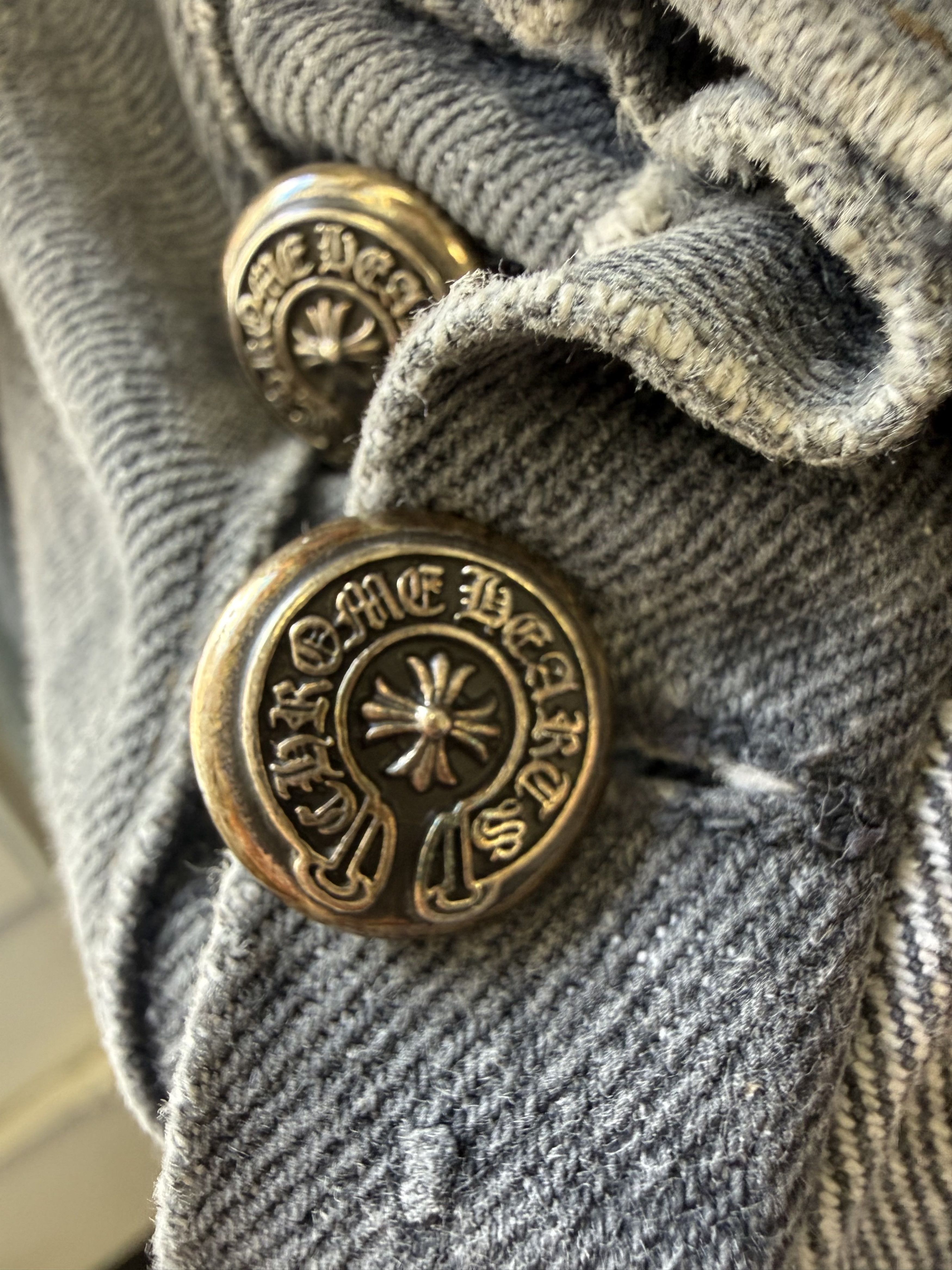 Chrome Hearts CHROME HEARTS X GALLERY DEPT CROSS PATCH LEVI'S DENIM Size US 30 / EU 46 - 9 Thumbnail