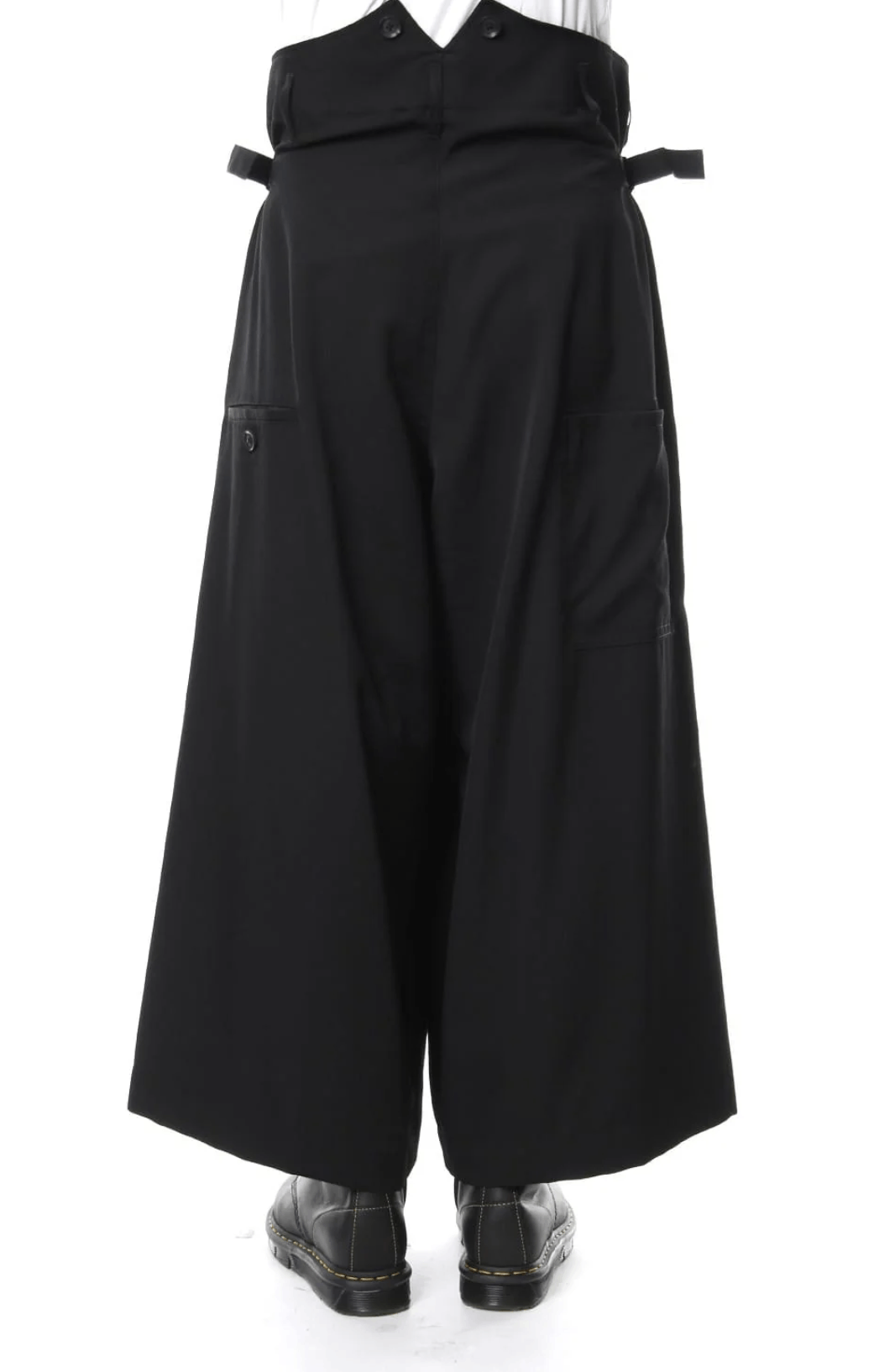 Yohji Yamamoto Yohji Yamamoto Pour Homme - Wool Wide Suspender Pants Size US 30 / EU 46 - 4 Thumbnail