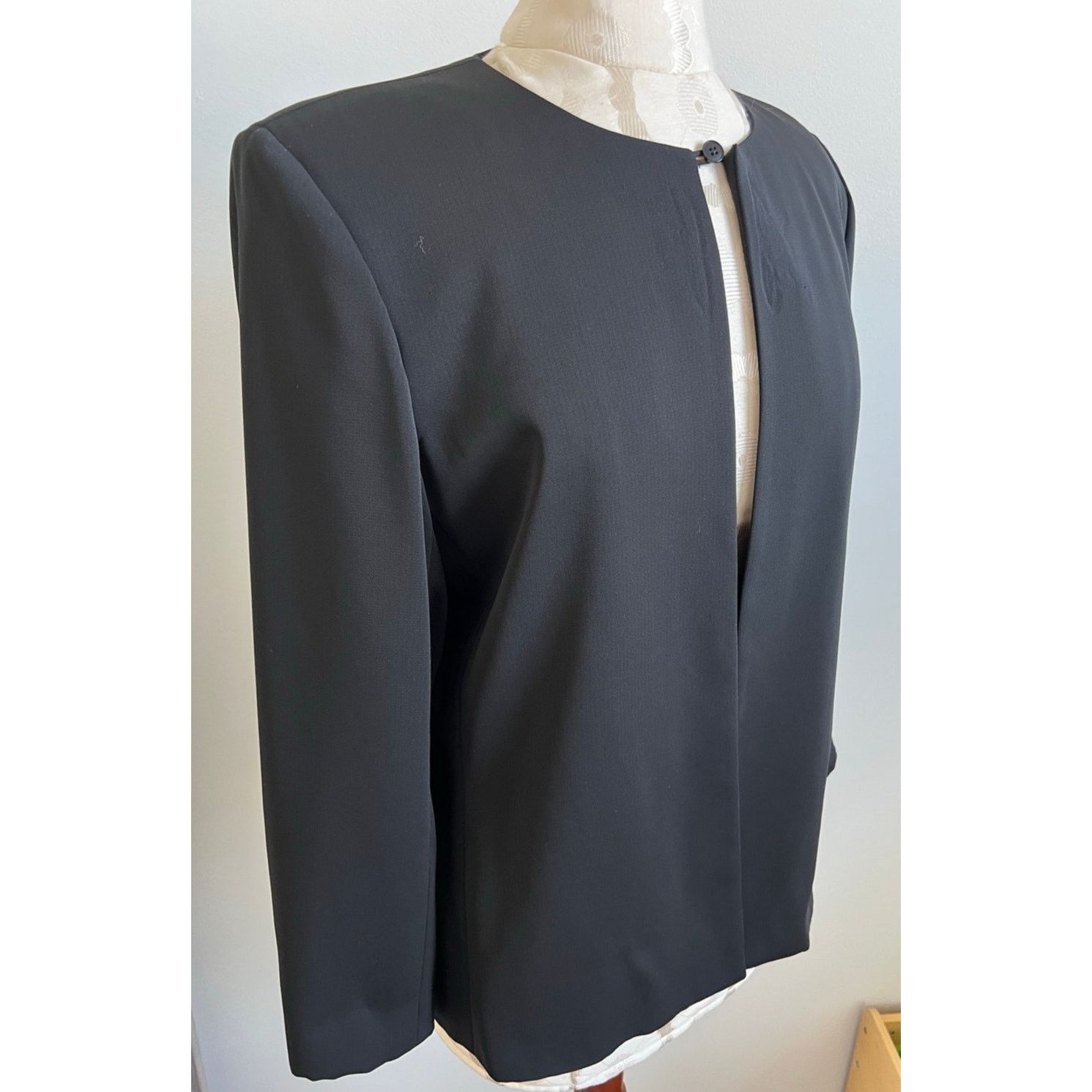 Harve Benard Harve' Benard Evening Vintage Classic Black Blazer Size 8 Size M / US 6-8 / IT 42-44 - 2 Thumbnail
