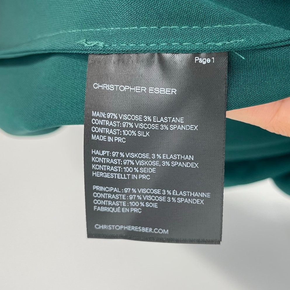 Christopher Esber Christopher Esber | NWT Sonora Dress in Evergreen 4 / US 0 Size XS / US 0-2 / IT 36-38 - 15 Thumbnail