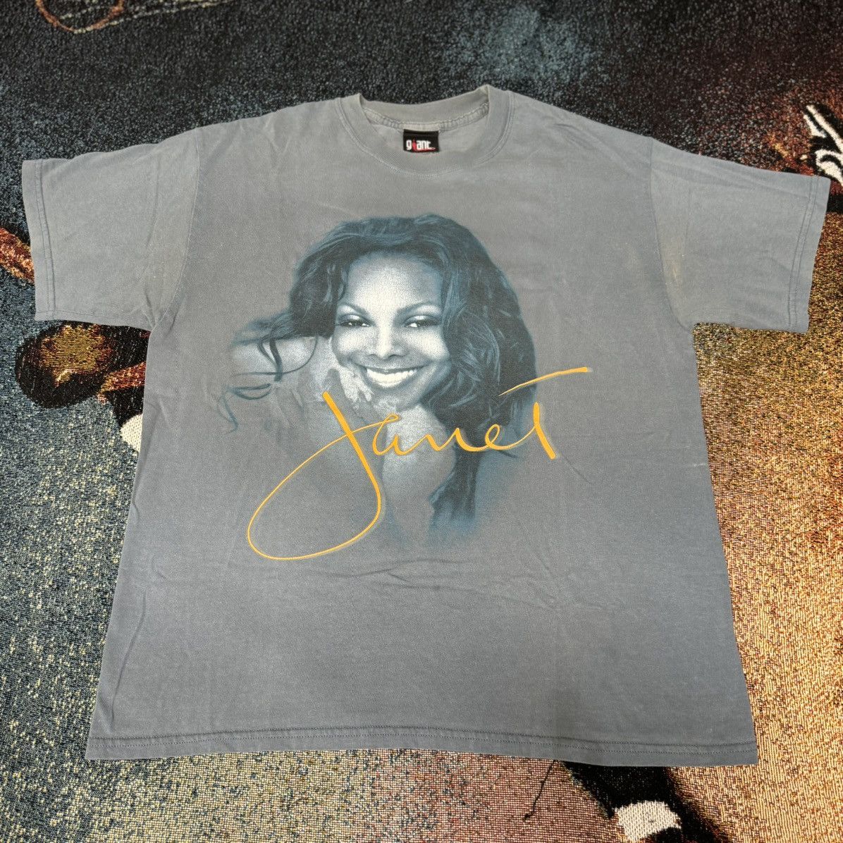 Band Tees × Rap Tees × Vintage Vintage Janet Jackson Tour Tee Blue Size US L / EU 52-54 / 3 - 1 Thumbnail